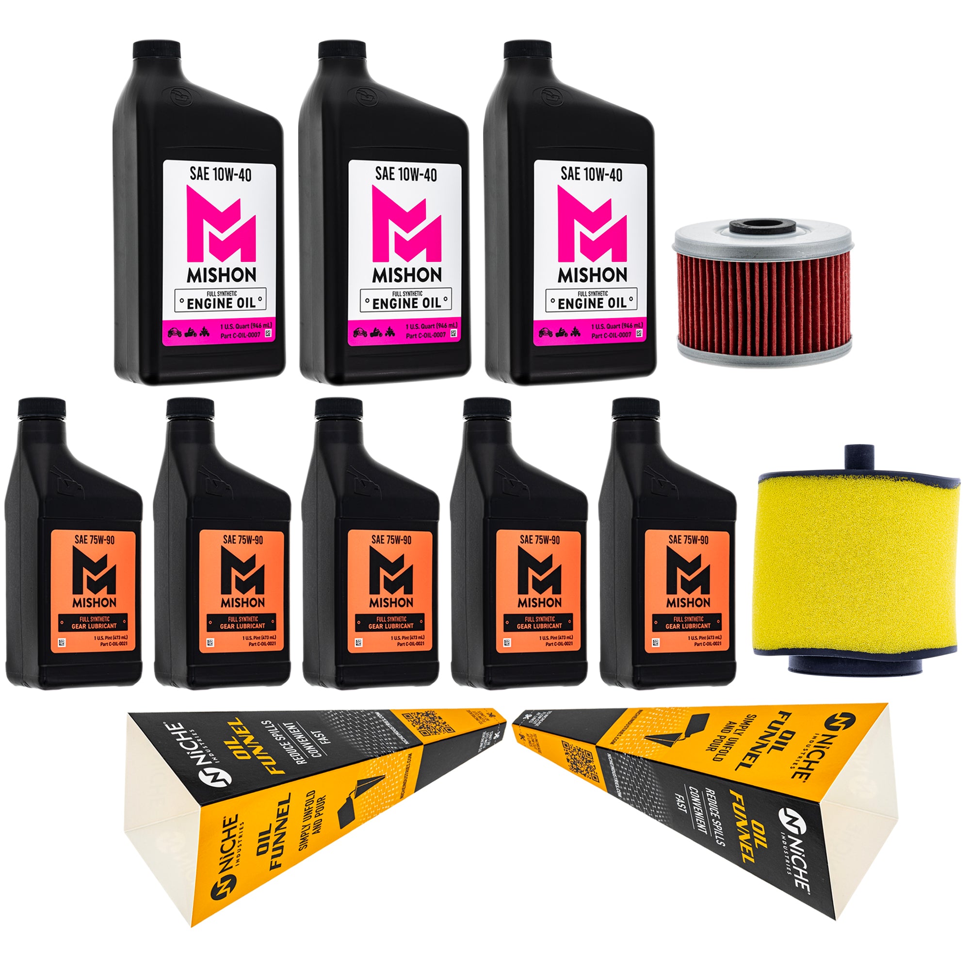 Full Service Oil Change Kit for FourTrax MISHON MK1014723