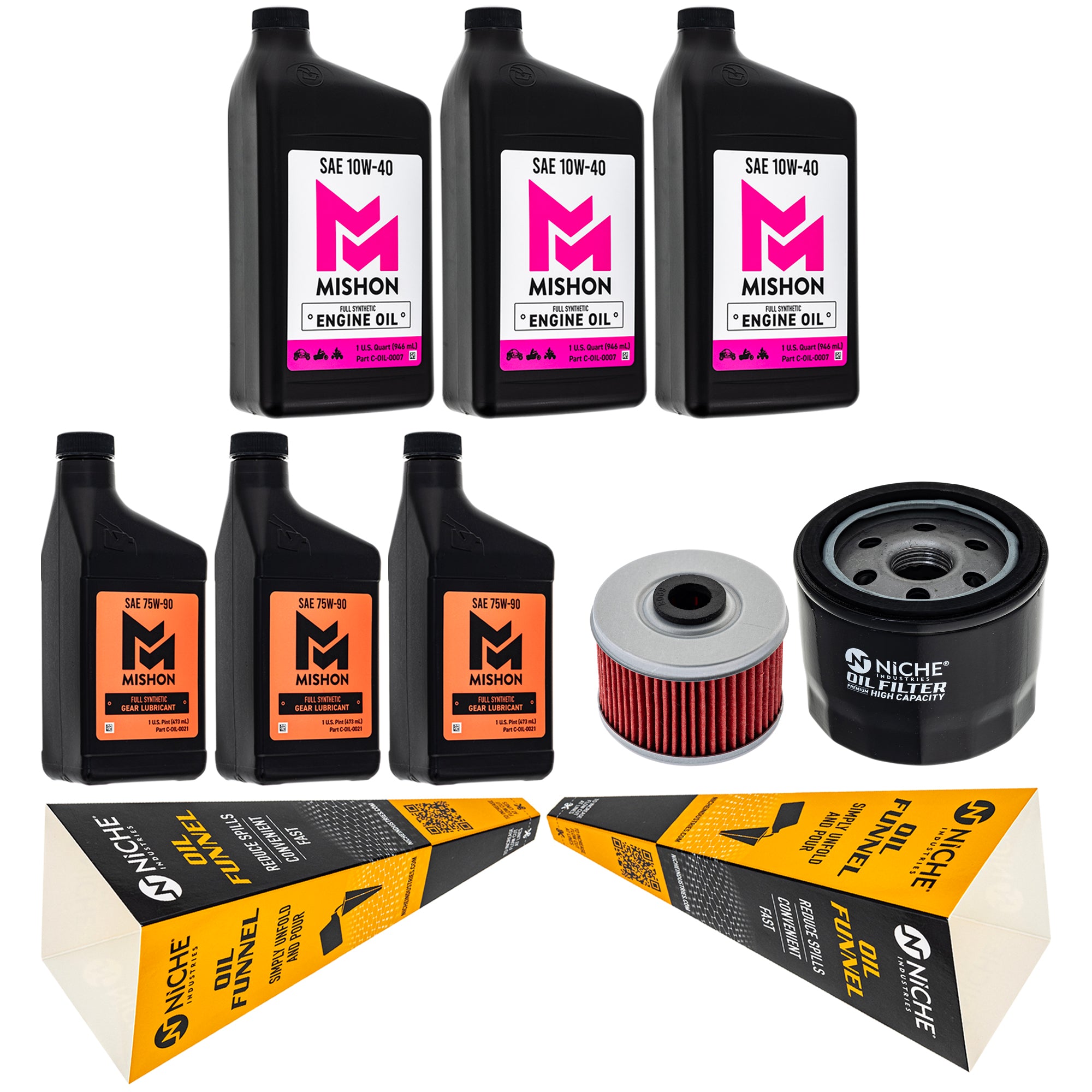Full Service Oil Change Kit for FourTrax MISHON MK1014743