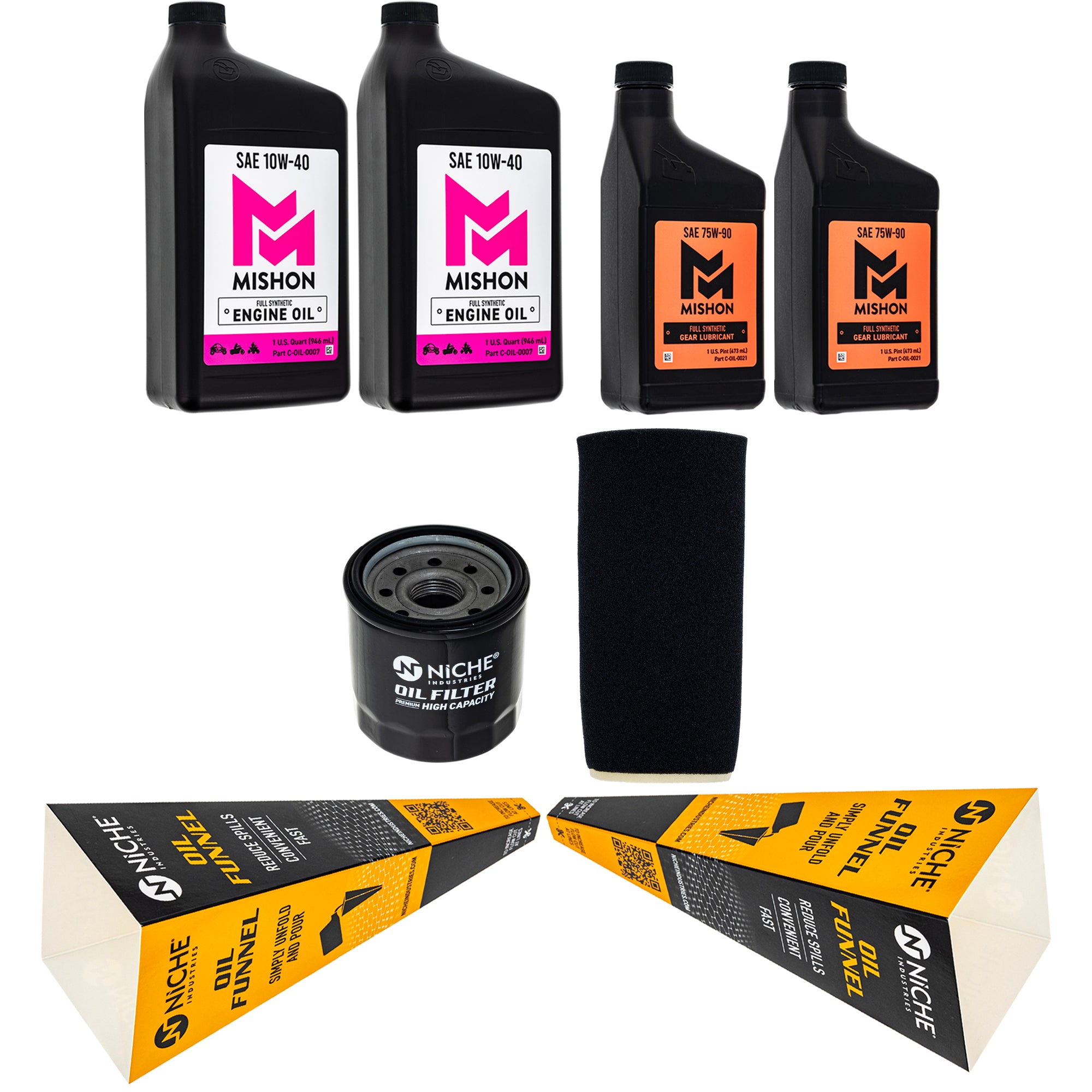 Full Service Oil Change Kit for Grizzly MISHON MK1014746