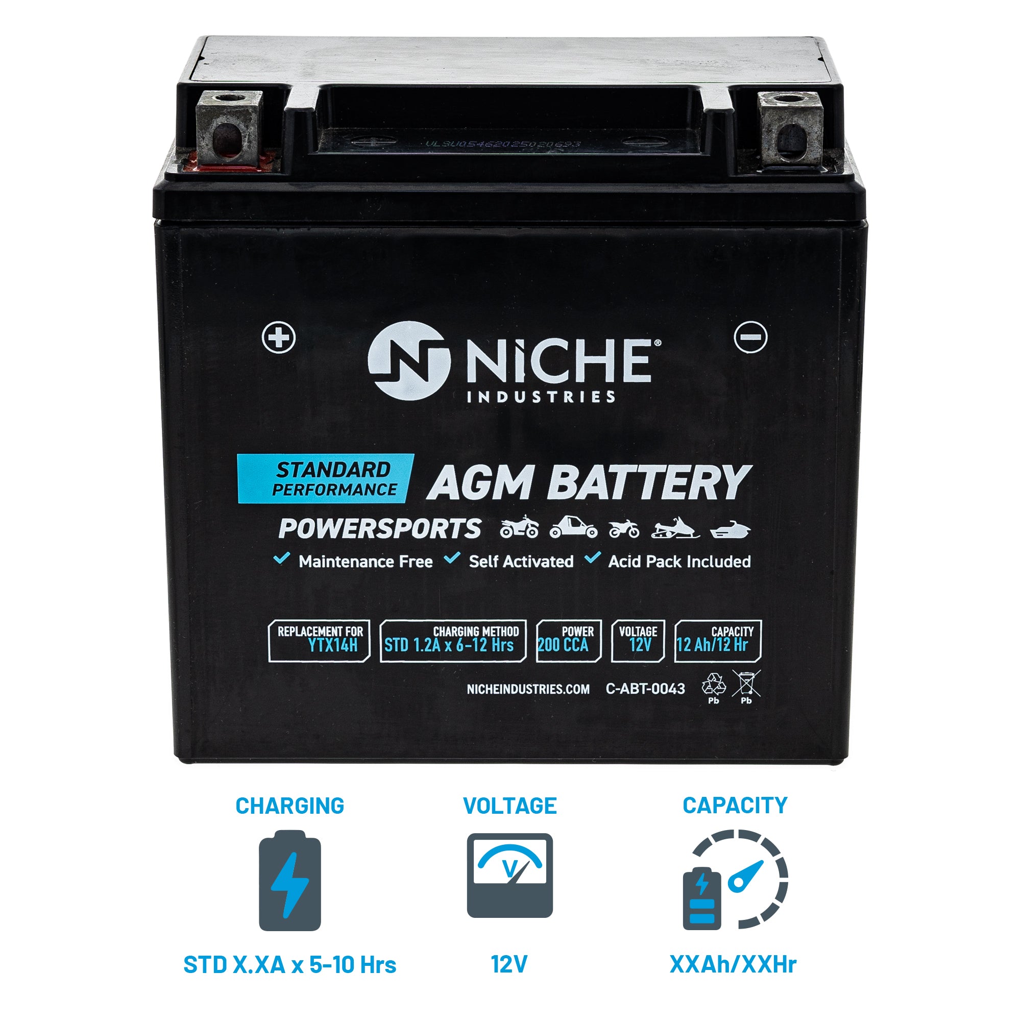 NICHE MK1014762 Battery