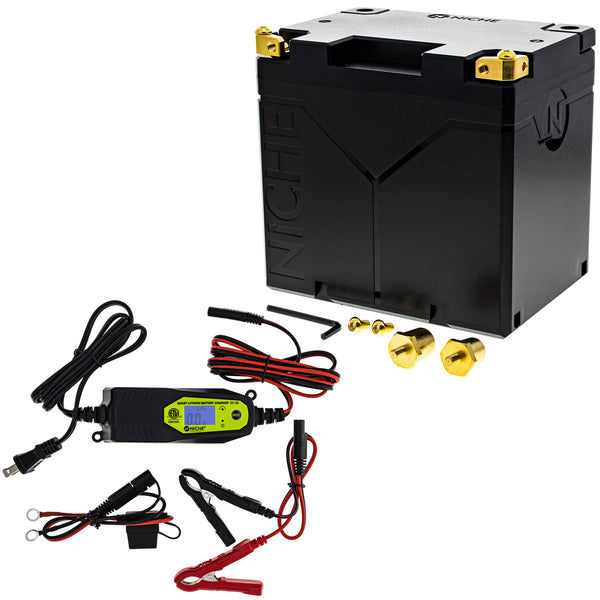 Lithium Battery with Charger Can-Am Polaris Ski-Doo | NICHE PARTS
