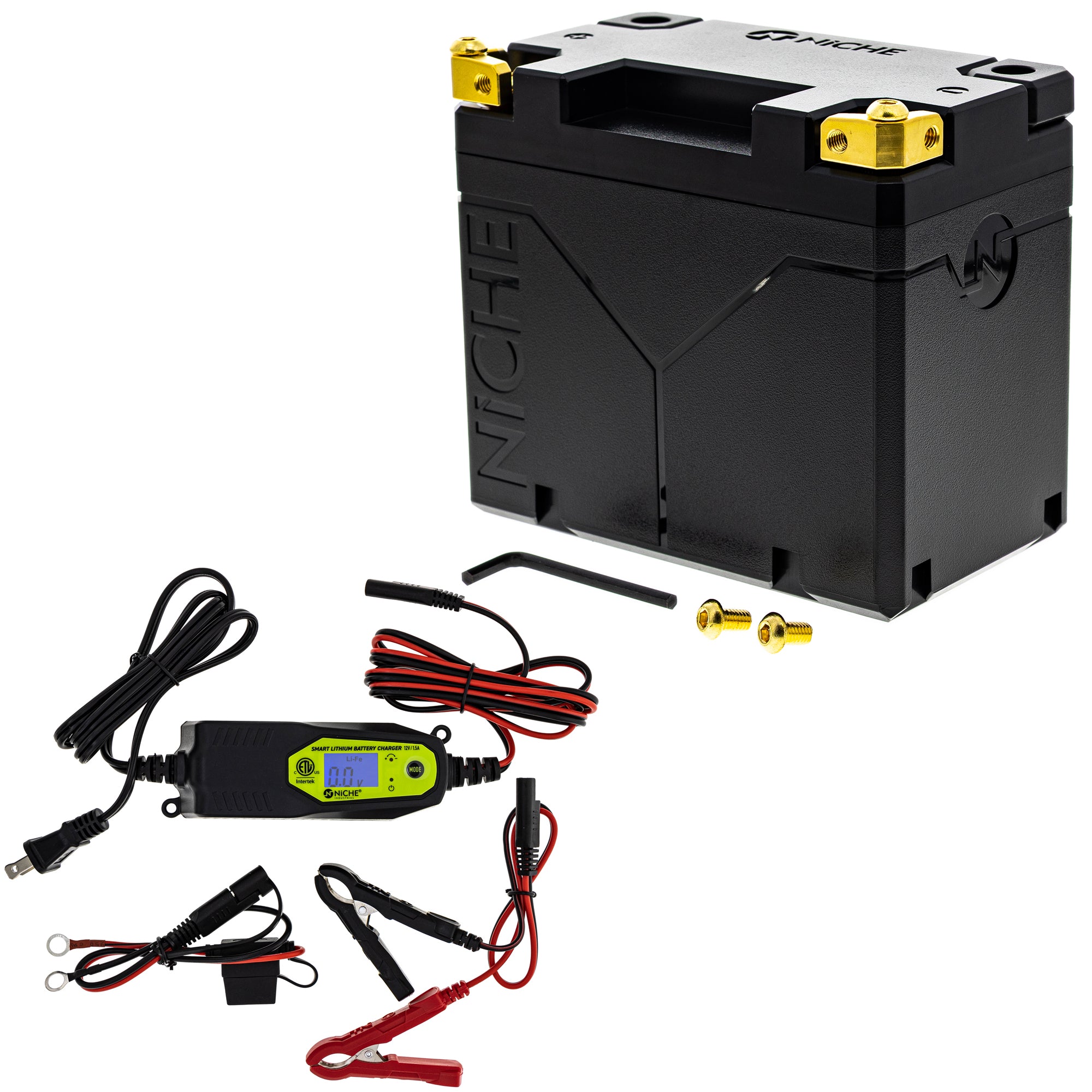 Lithium Battery with Charger for ZZR600 ZR7S YZF750R YZF600R NICHE MK1015037