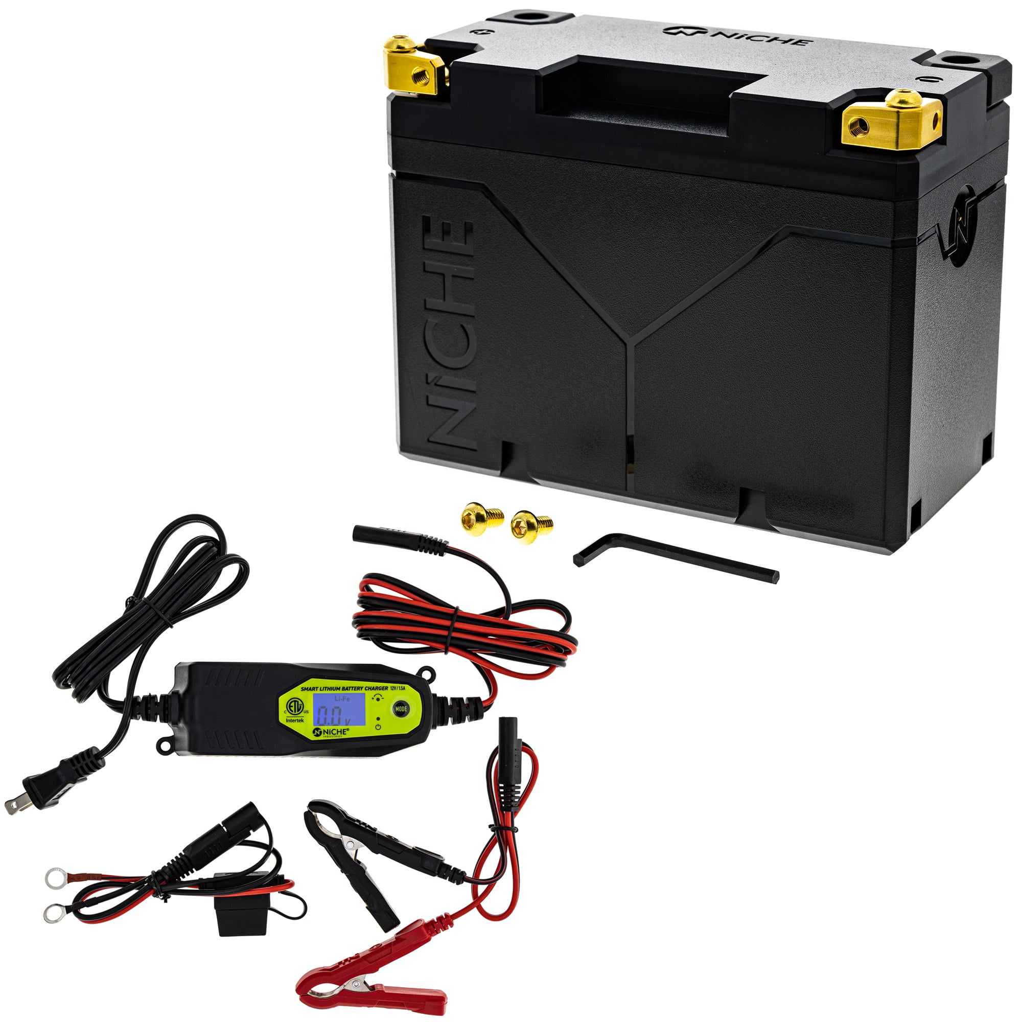 Lithium Battery with Charger for Yamahauler TRX200 Tri Terrapro NICHE MK1015038