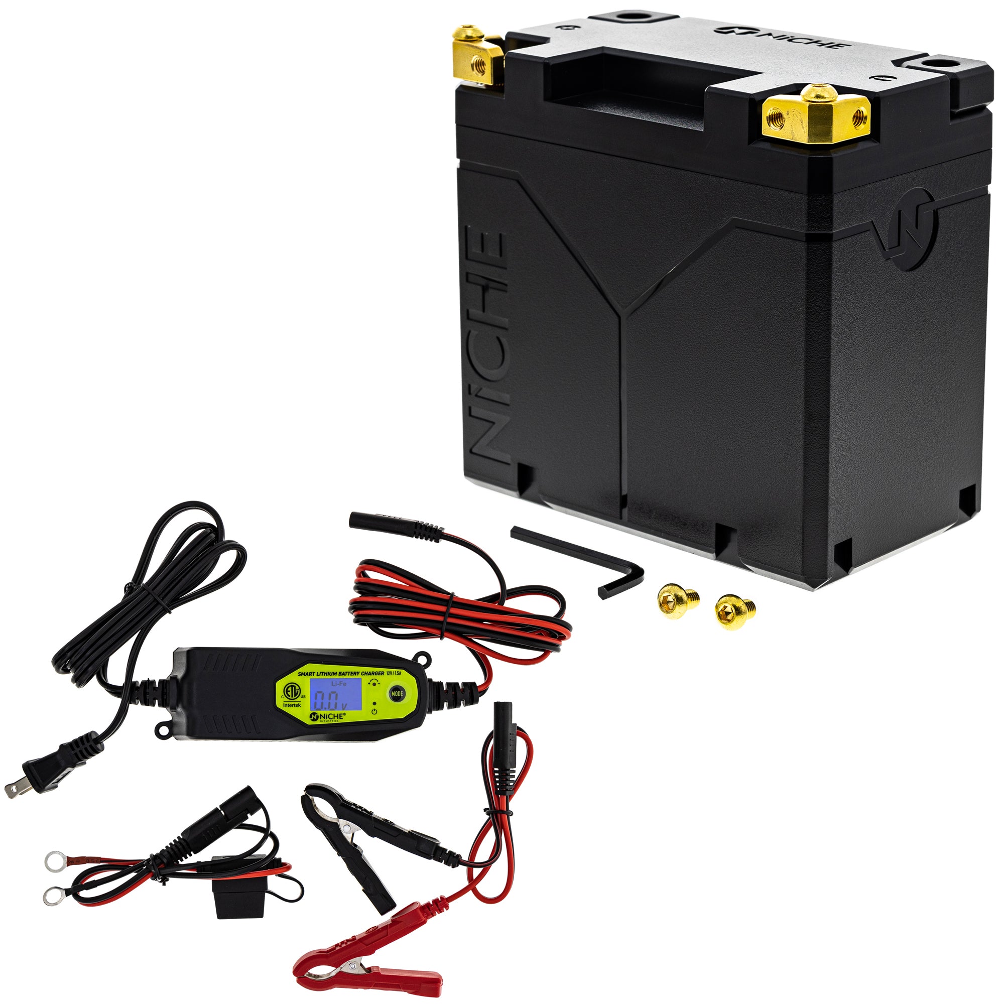 Lithium Battery with Charger for ZZR1200 ZRX1100 ZR1200 W650 NICHE MK1015042