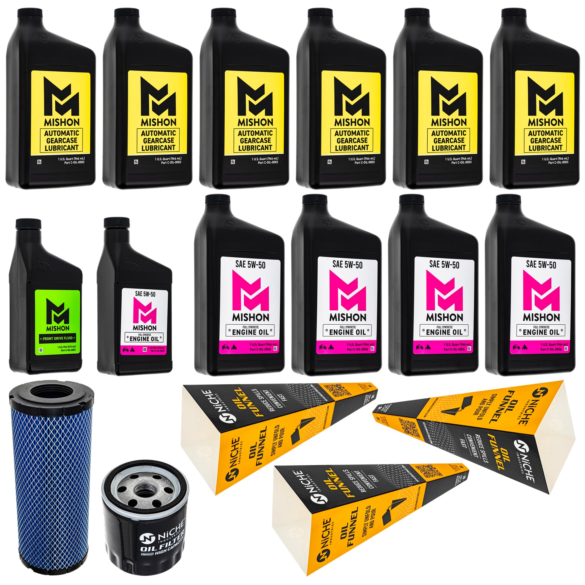 Full Service Oil Change Kit for MISHON MK1015446