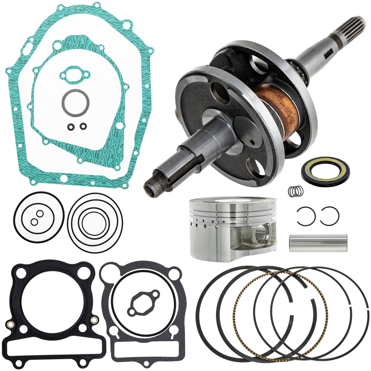 Forged Crankshaft Piston Gasket Kit for Warrior Raptor NICHE MK1015480