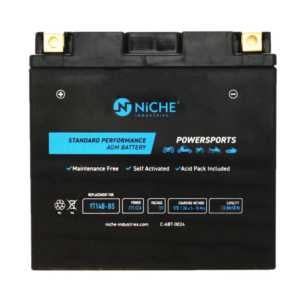 NICHE Sealed AGM Battery YT1-4BBS0-00-00 GT1-4B400-00-00