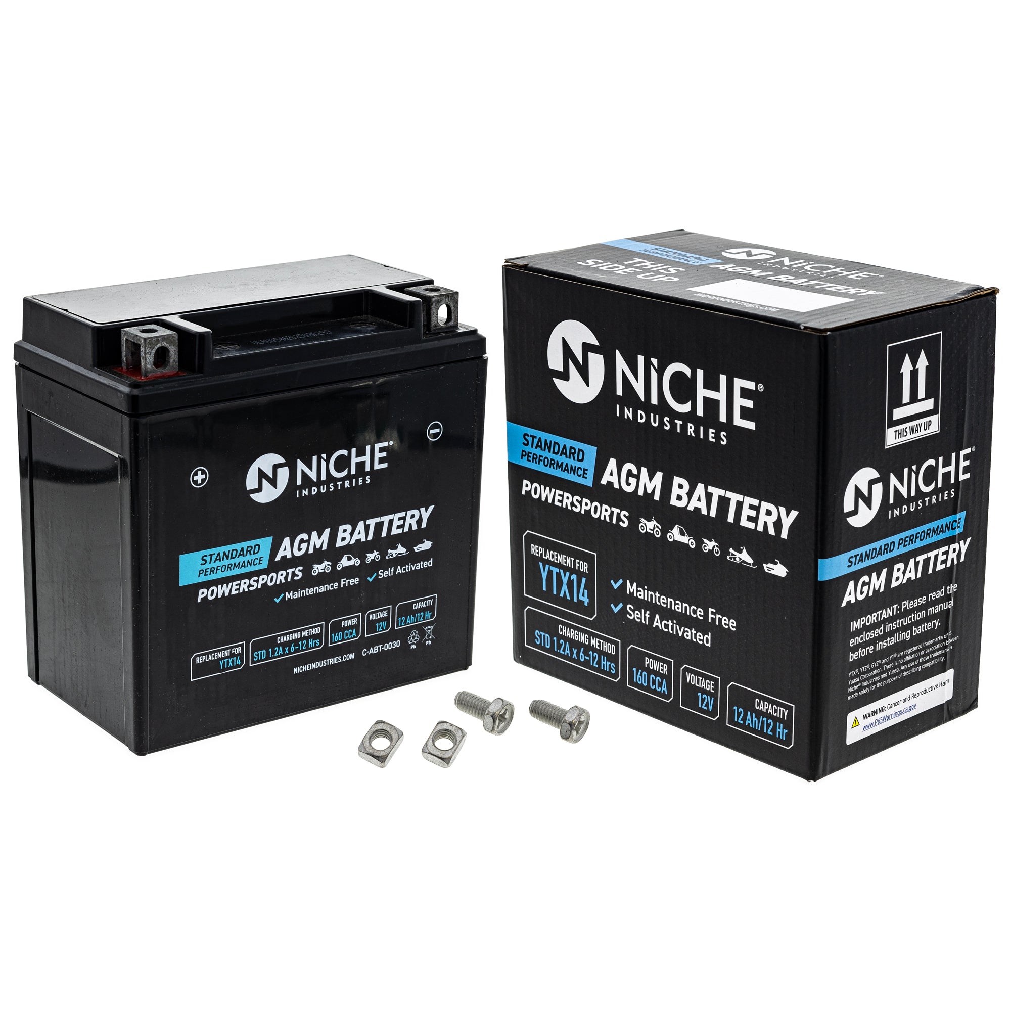 AGM Battery For Harley-Davidson Buell K2601-21414 65948-00B