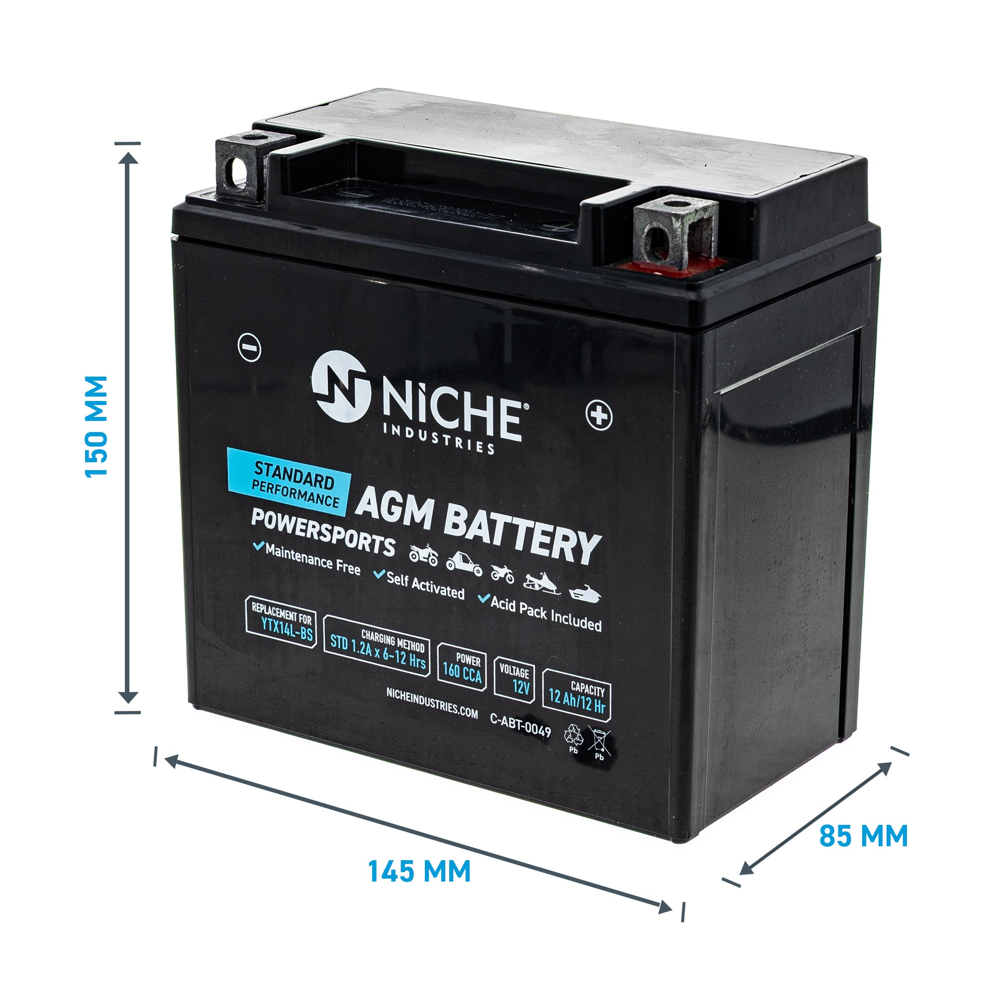 neeページ AGM Battery Harley-Davidson | NICHE PARTS