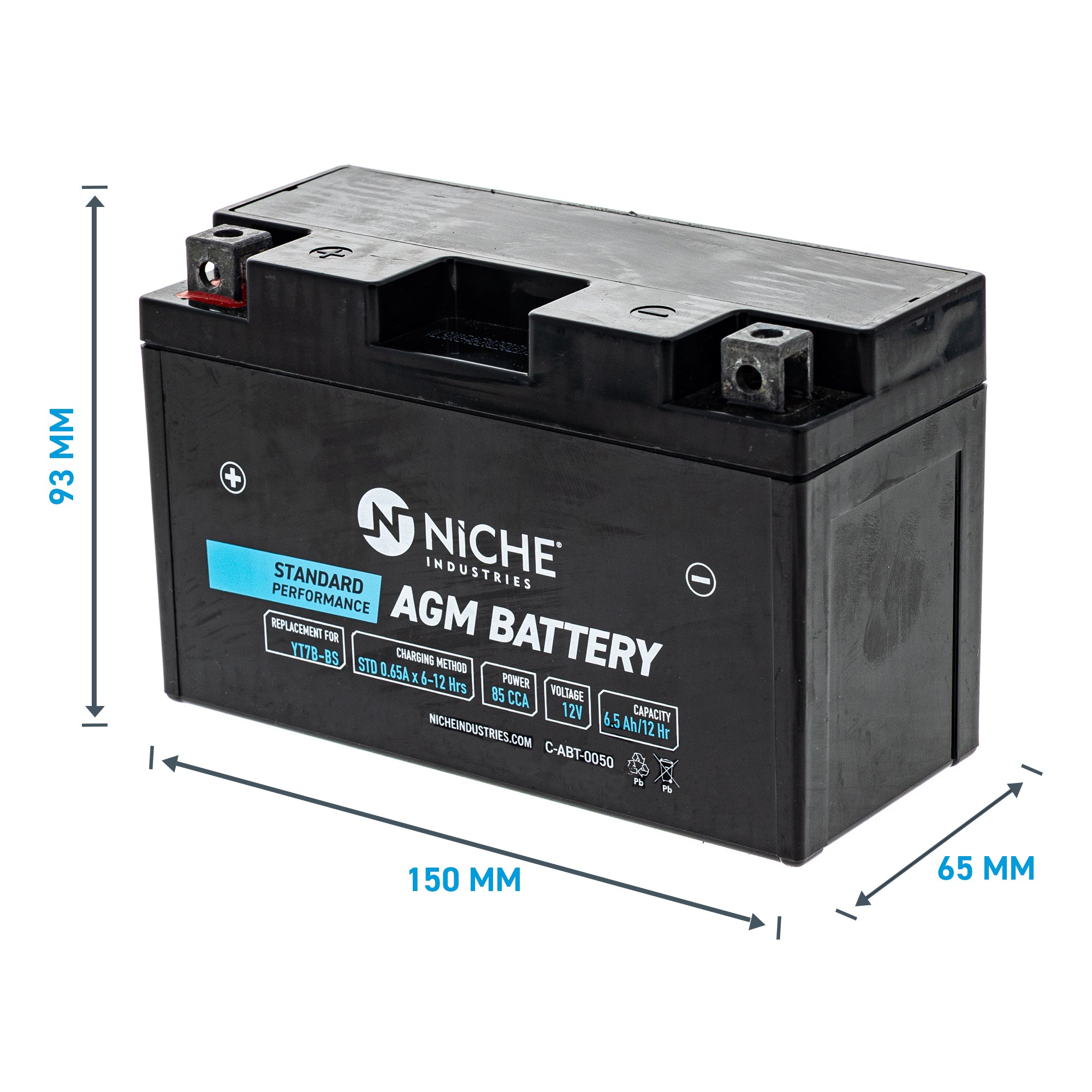 NICHE AGM Battery YT7-BBS00-00-00 GT7-B4000-00-00