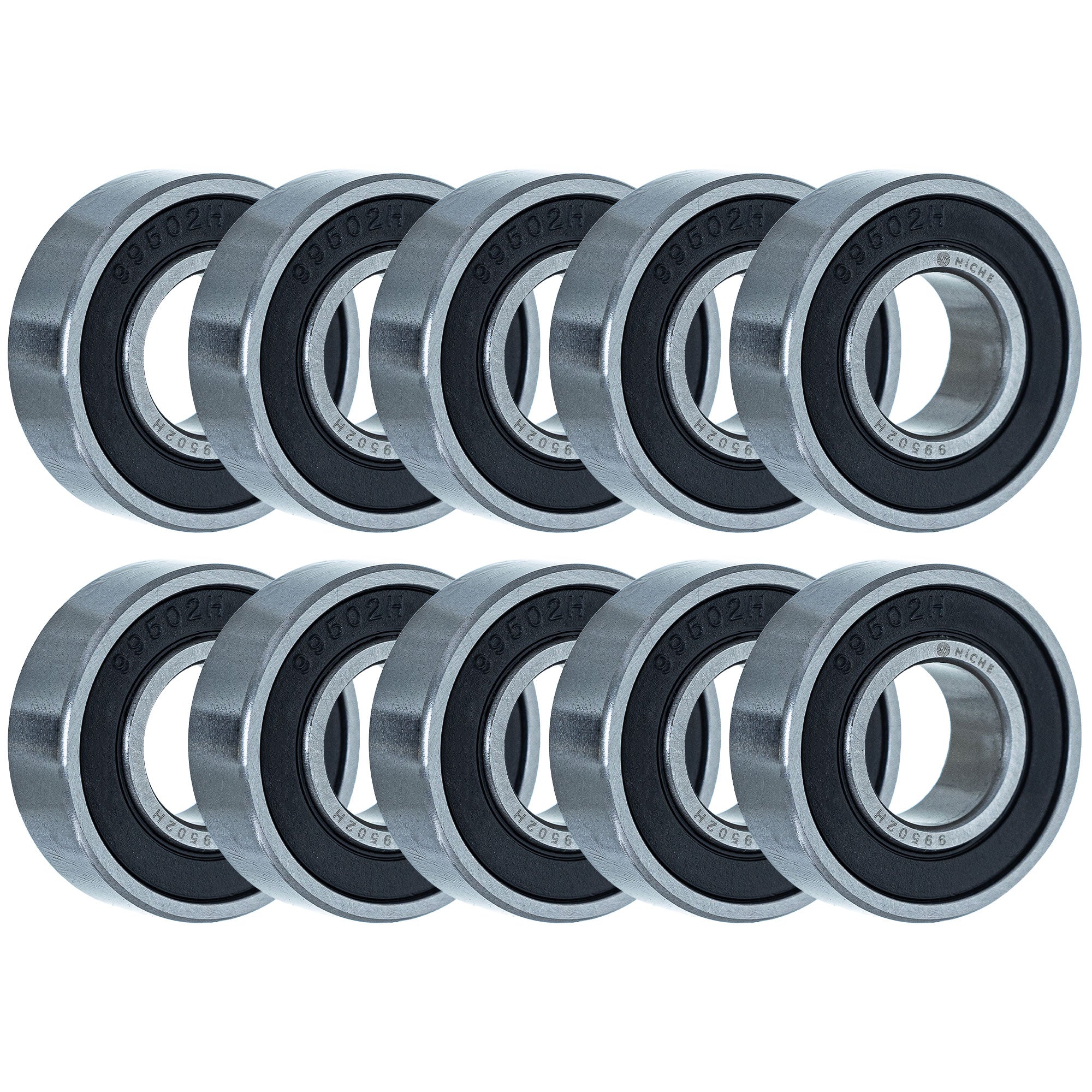 Single Row, Deep Groove, Ball Bearing Pack of 10 10-Pack for Ref No KLT250A KLT200C NICHE 519-CBB2237R