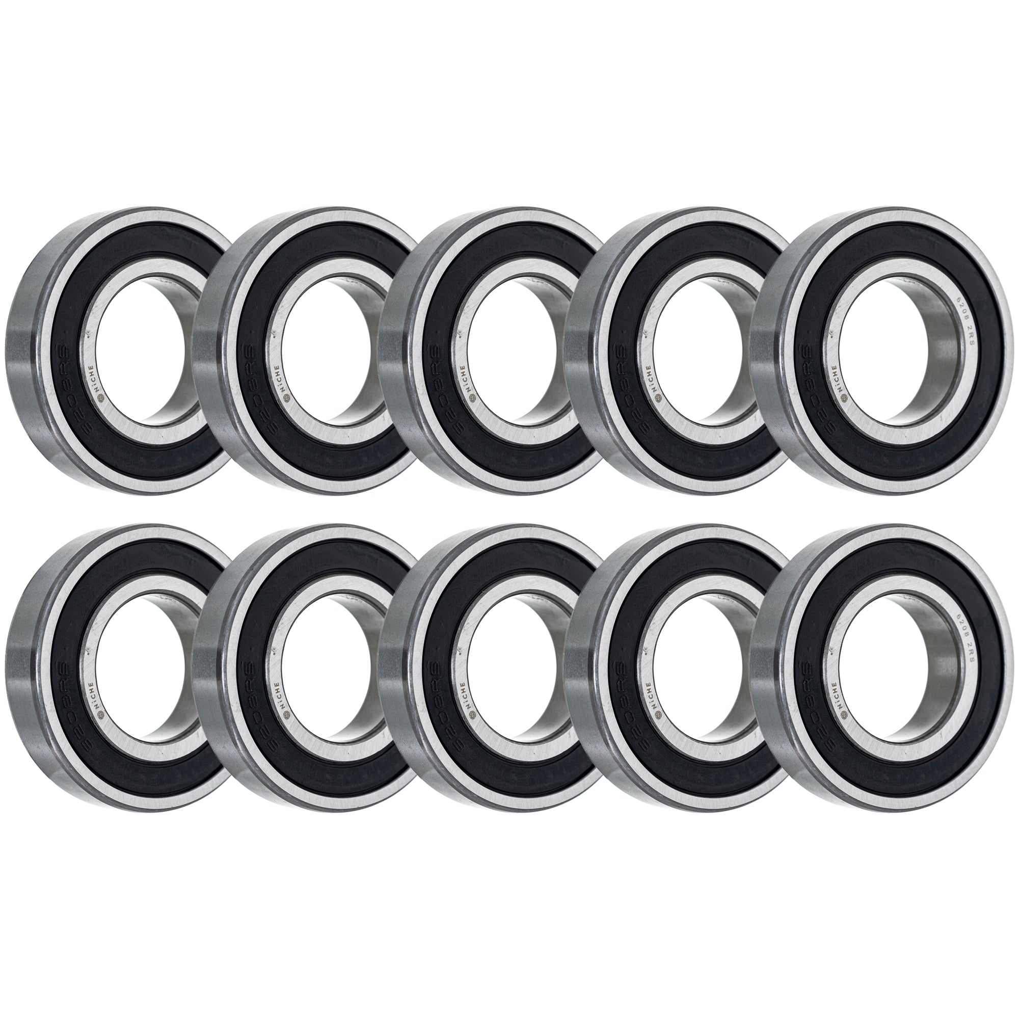 Single Row, Deep Groove, Ball Bearing Pack of 10 10-Pack for zOTHER Quadrunner Badger NICHE 519-CBB2242R