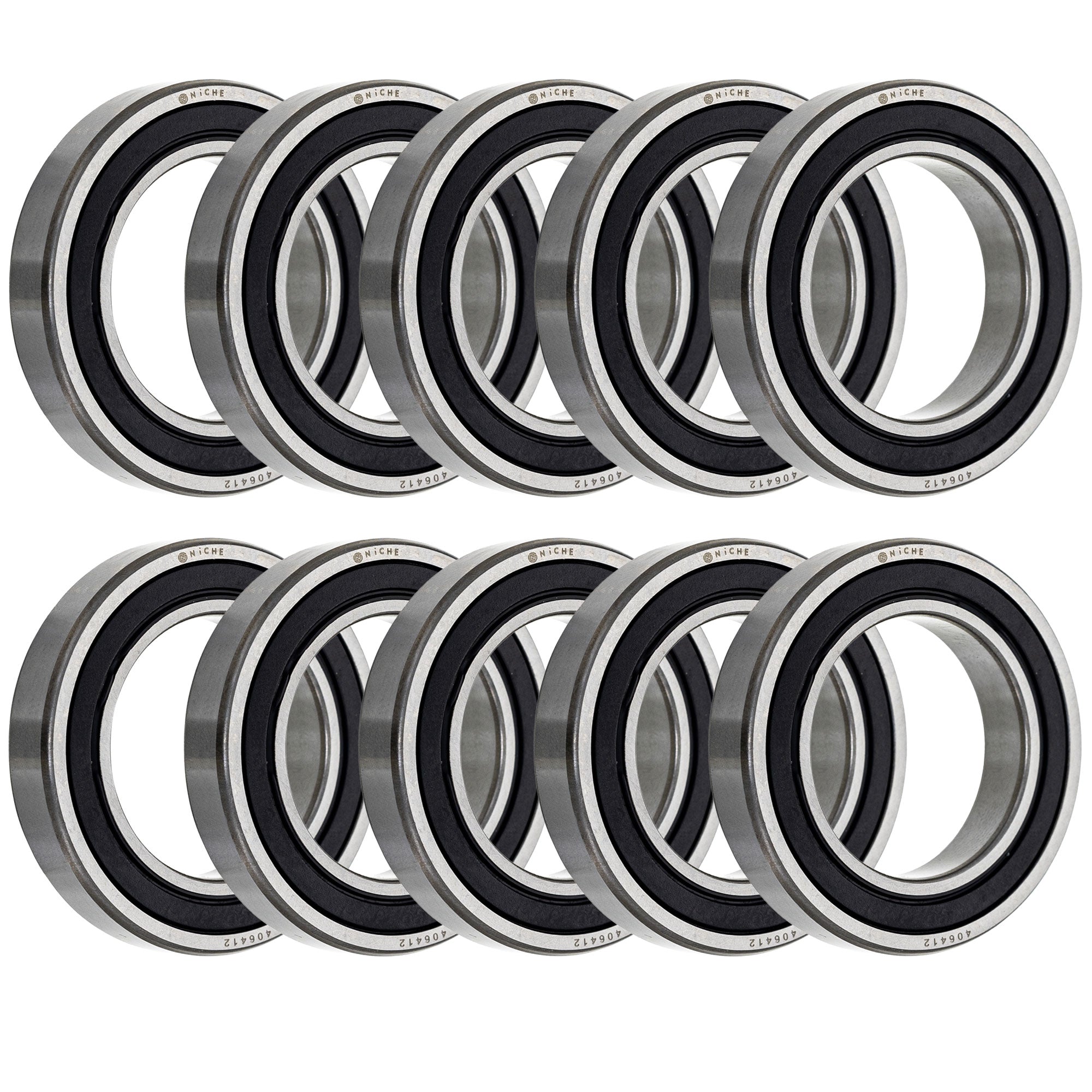 Single Row, Deep Groove, Ball Bearing Pack of 10 10-Pack for zOTHER YFZ450 Raptor NICHE 519-CBB2262R