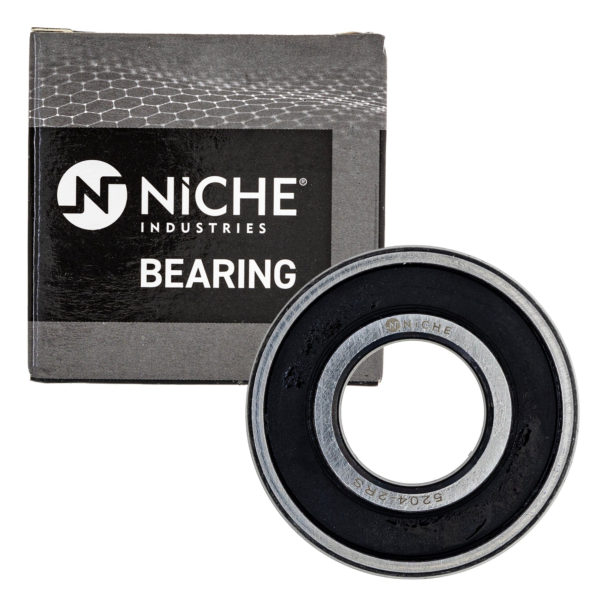 4cゼーロパーツ Wheel Bearing 5204-2RS 20x47x20.6mm Double Row Angular Contact 10