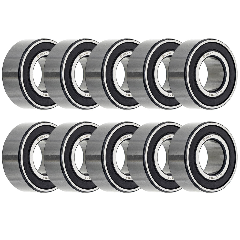 Wheel Bearing 3205 2RS 25x52x20 5mm Double Row Angular Contact 10 Wheel Bearing 3205 2RS 25x52x20 5mm Double Row Angular Contact 10