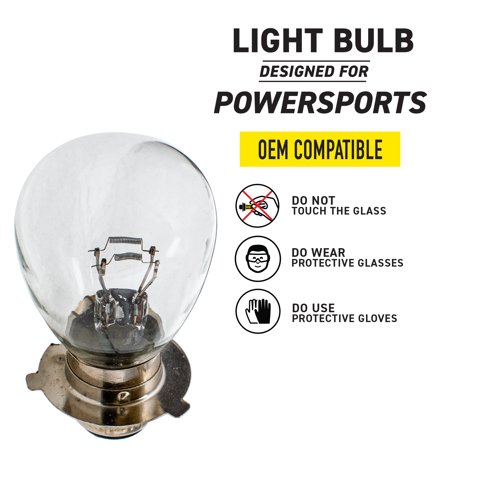 Headlight Bulb For Honda Polaris Suzuki 4032007 34901-HC3-003 34901-HB6-003 34901-323-750 | 2-PACK