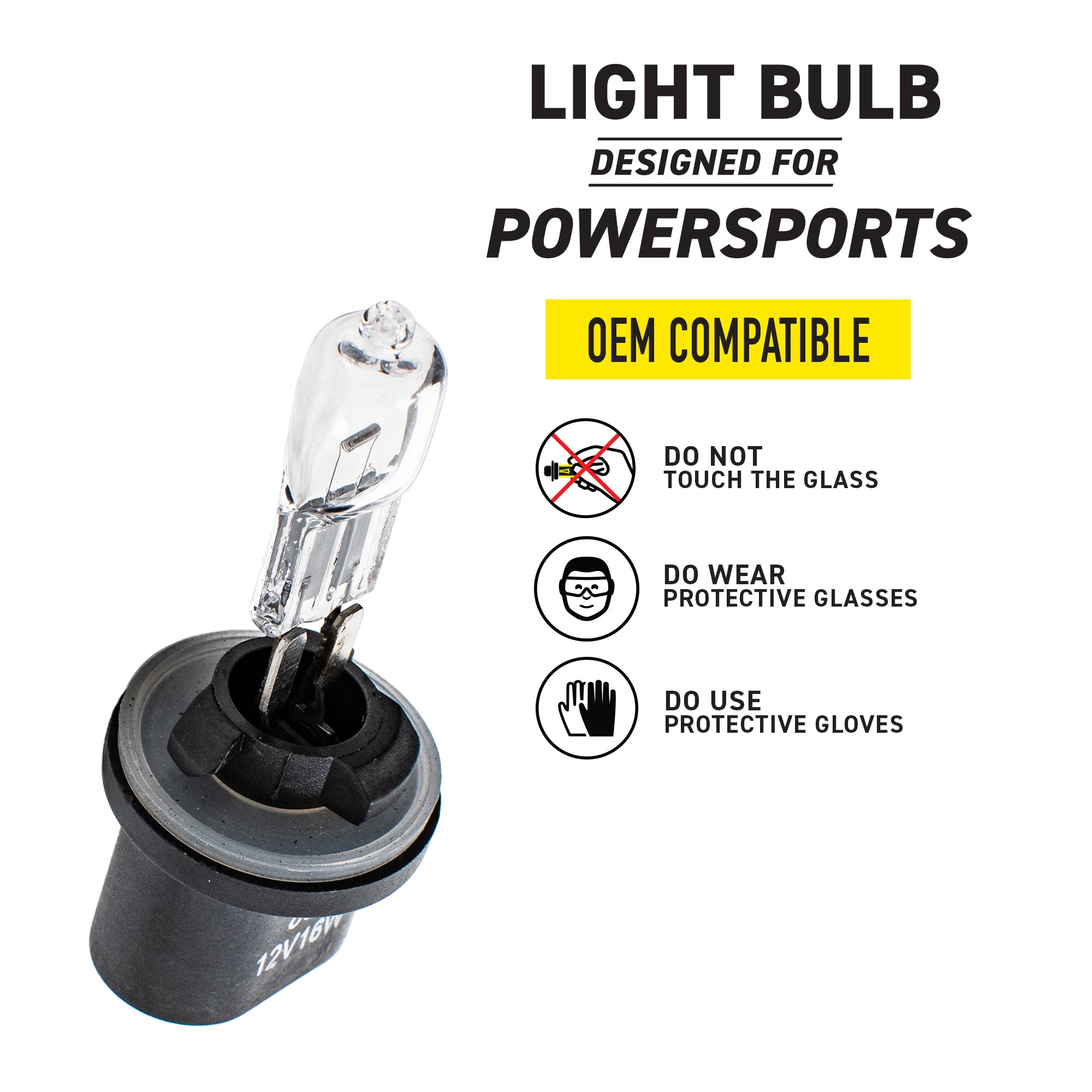 Headlight Light Bulb 519-CBL2231B For Ski-Doo 415128619 | 2-PACK