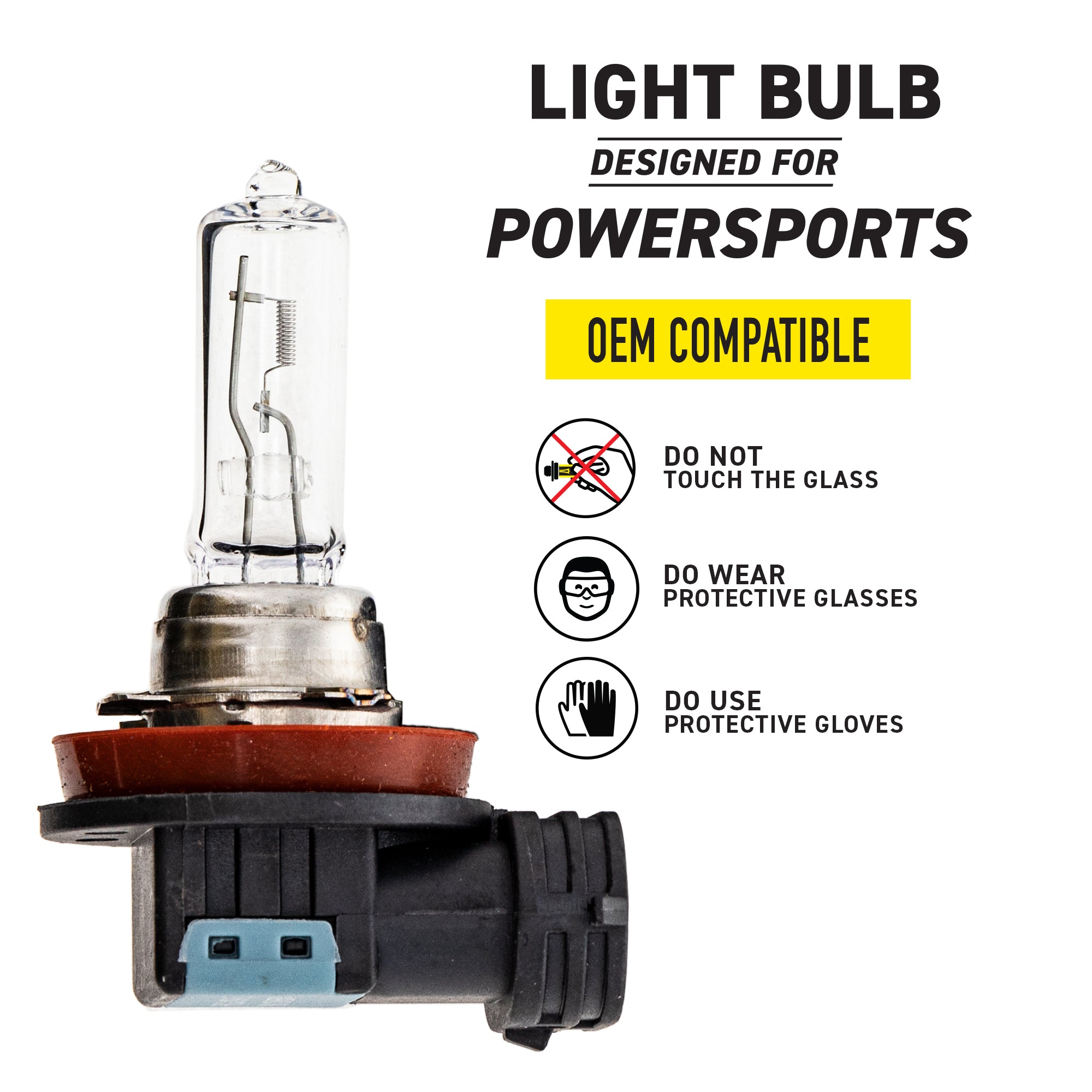 Headlight Bulb 519-CBL2252B For Suzuki KTM 90514003060 09471-12222 | 2-PACK