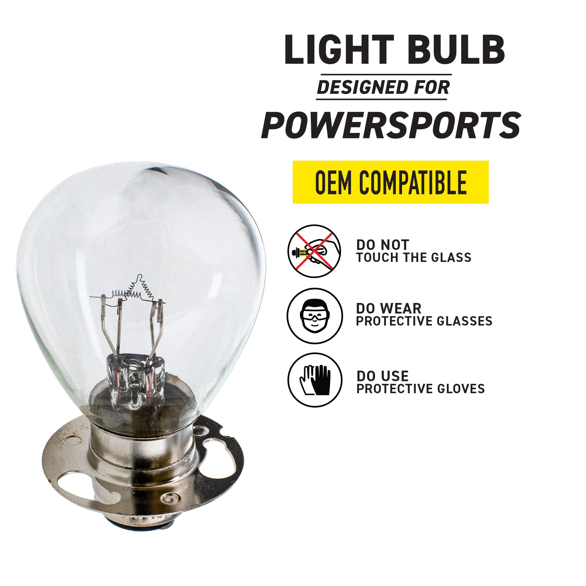 Headlight Bulb 519-CBL2254B For Yamaha 359-84114-00-00