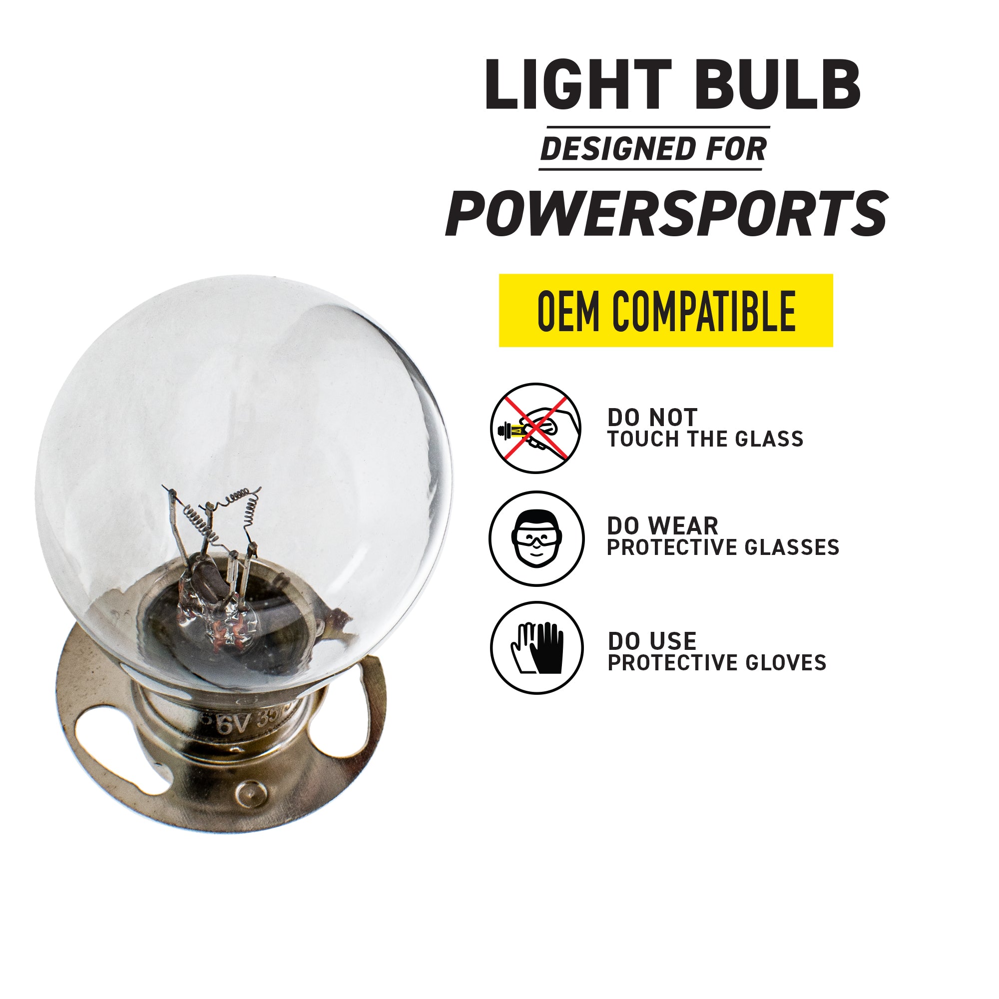 Headlight Bulb 519-CBL2255B For Yamaha 214-84114-60-00 | 2-PACK