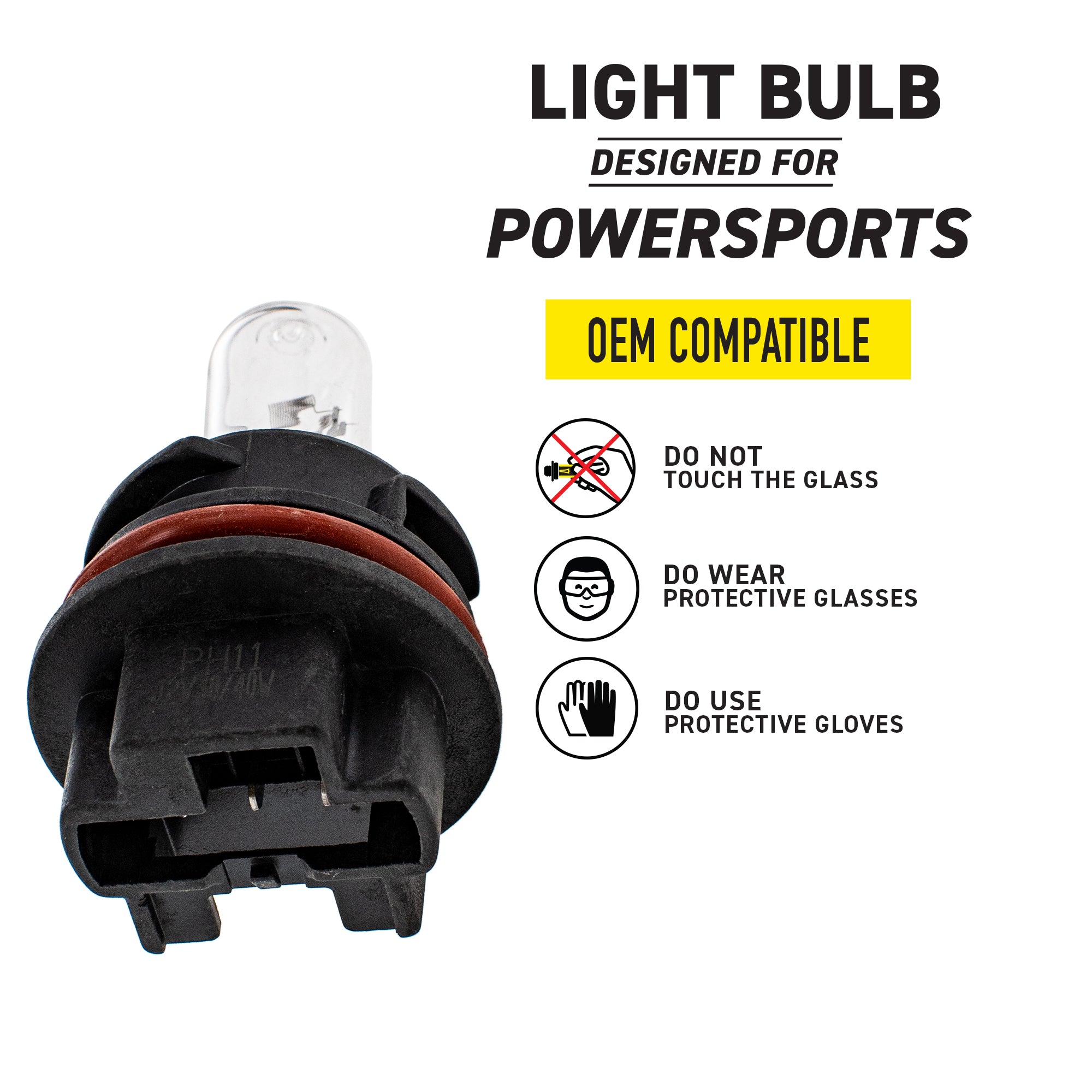 Headlight Bulb 519-CBL2256B For Suzuki Kawasaki Can-Am S34901RCB000 92069-0005 09471-12217
