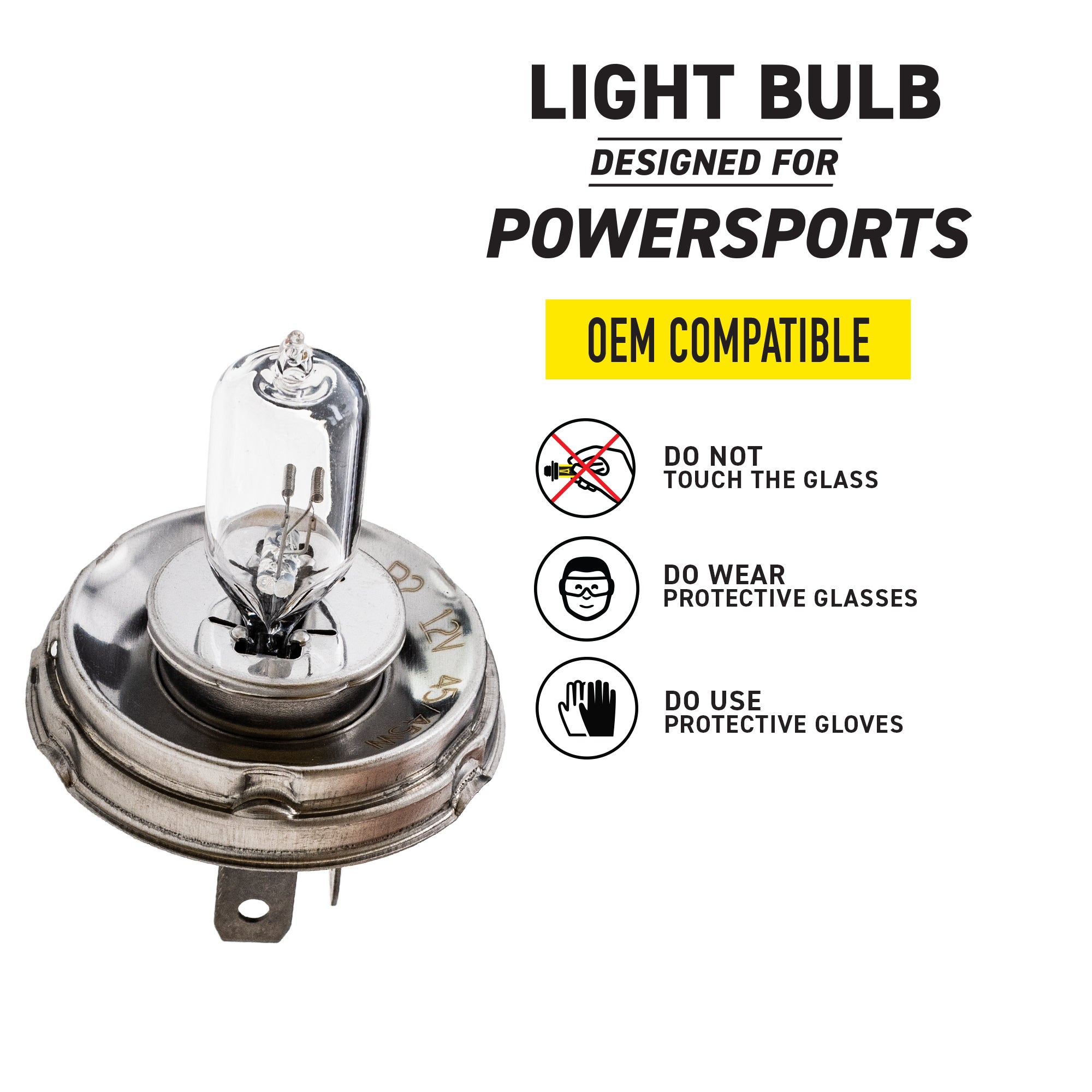 Headlight Bulb 519-CBL2251B For Kawasaki Suzuki K9206-91114 92069-1114