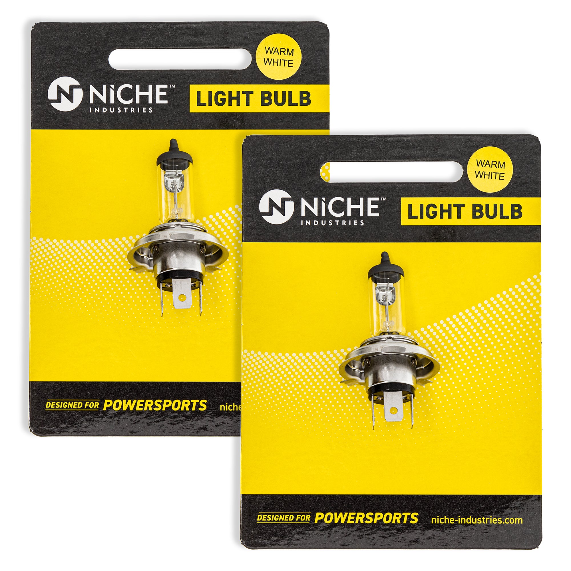 Headlight Bulb 2-Pack for zOTHER Yamaha Suzuki Polaris KTM Kawasaki BRP Can-Am Ski-Doo NICHE 519-CBL2264B