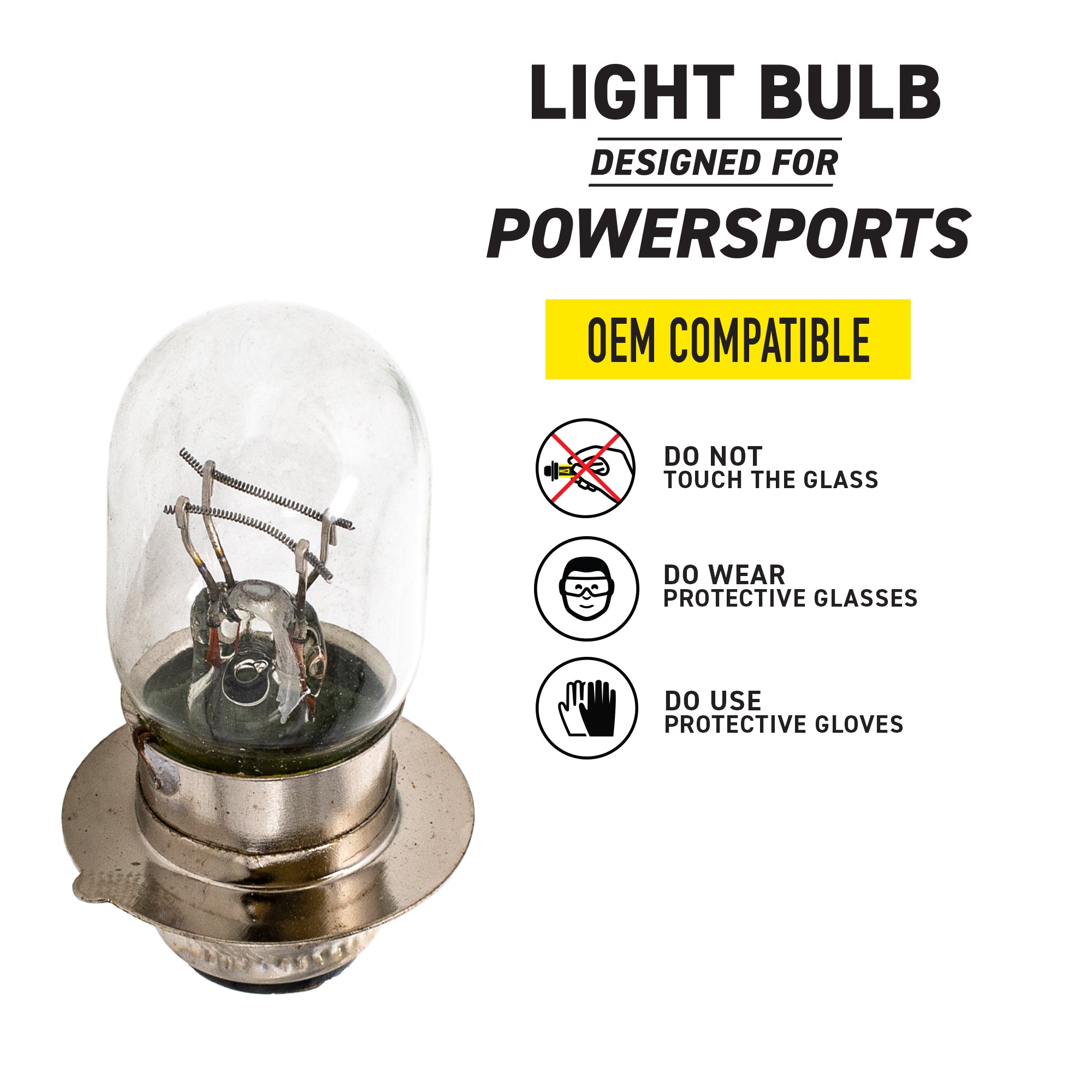 Headlight Bulb 519-CBL2260B For Yamaha 1YT-84314-00-00 104-84114-00-XX 104-84114-00-00