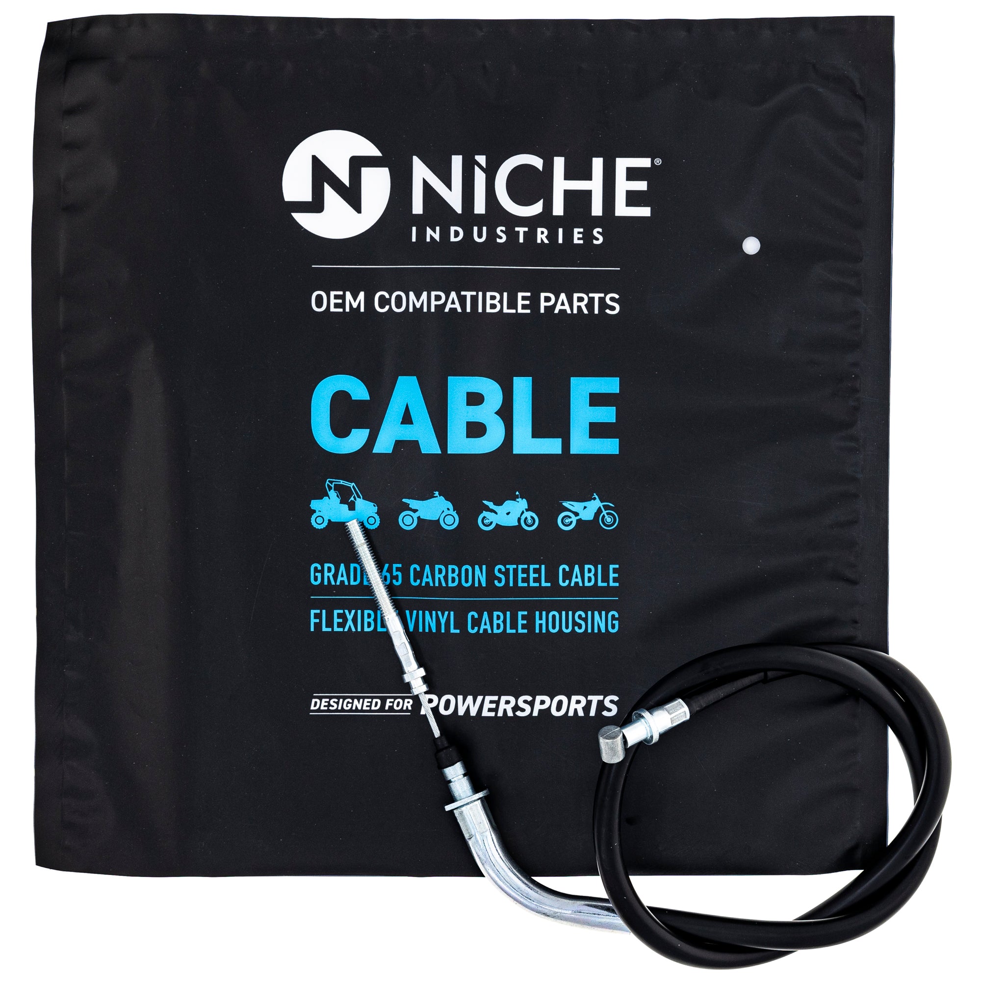 NICHE 519-CCB2209L Front Brake Cable for zOTHER Timberwolf Blaster