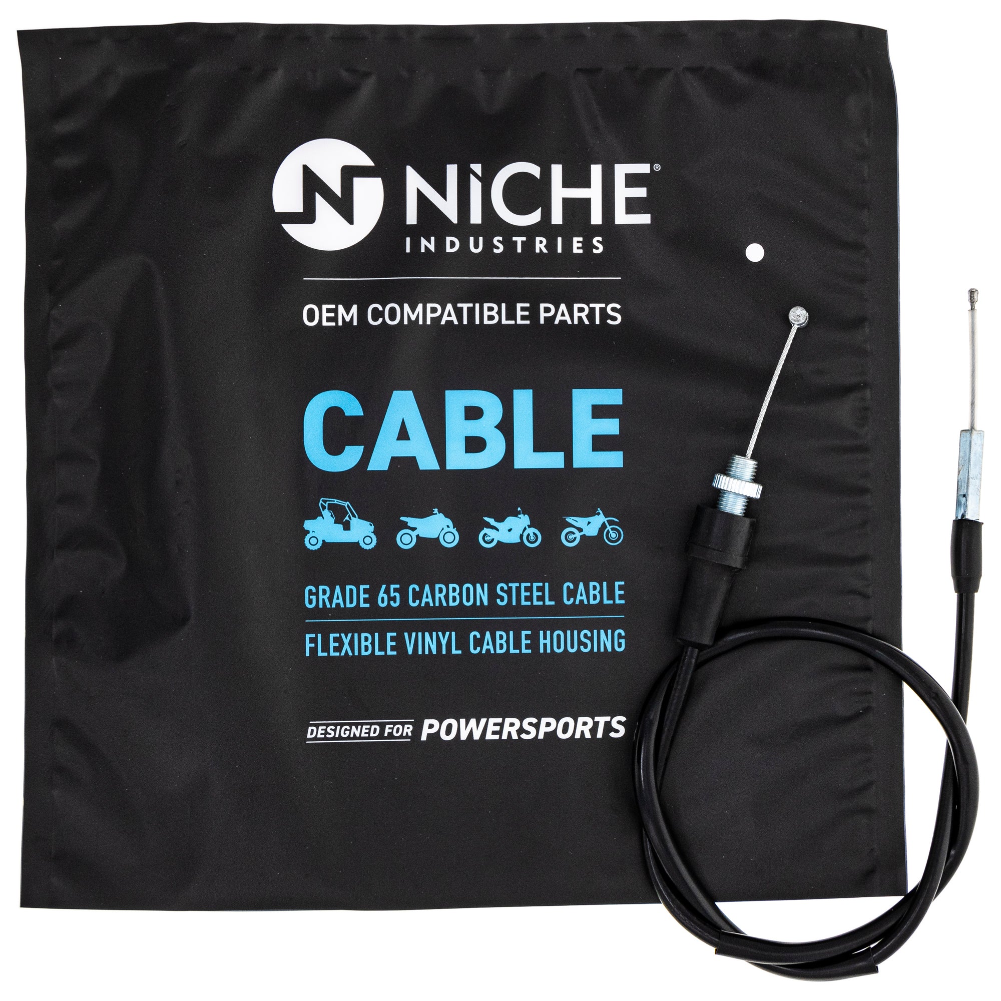 NICHE 519-CCB2362L Throttle Cable for zOTHER Wolverine Kodiak Grizzly