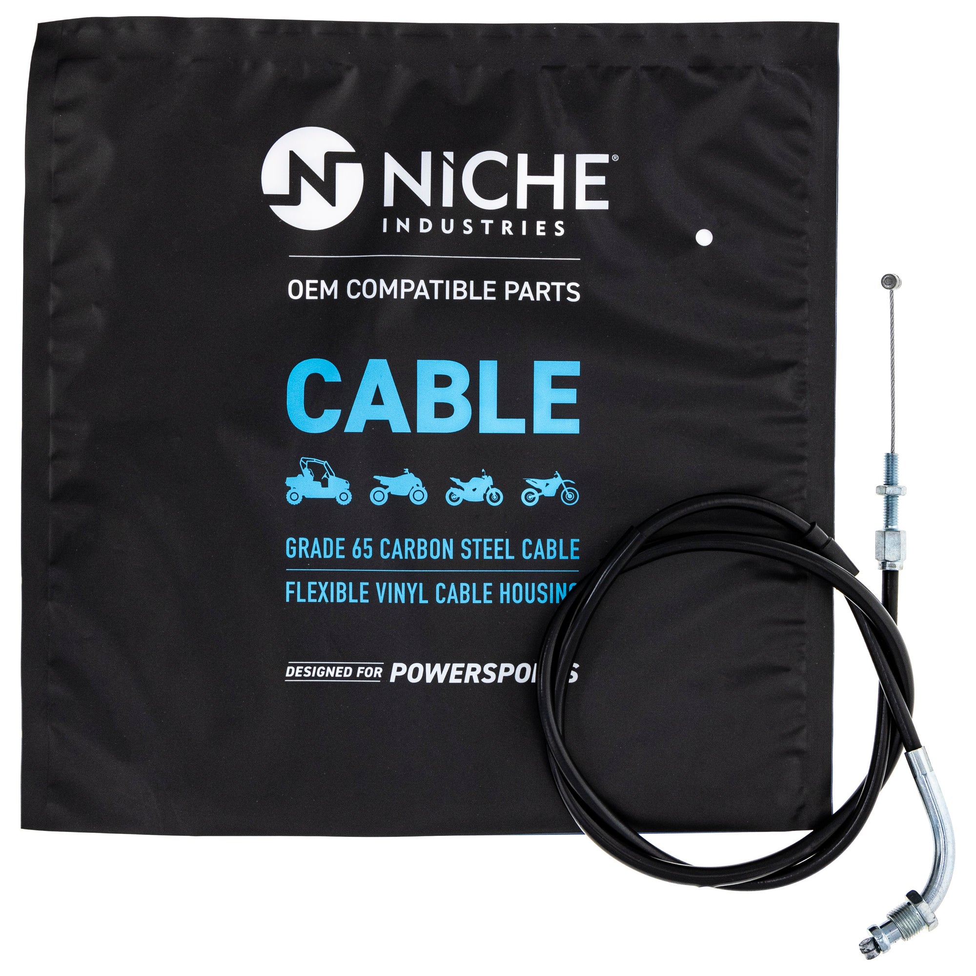 NICHE 519-CCB2313L Push Throttle Cable for zOTHER Shadow