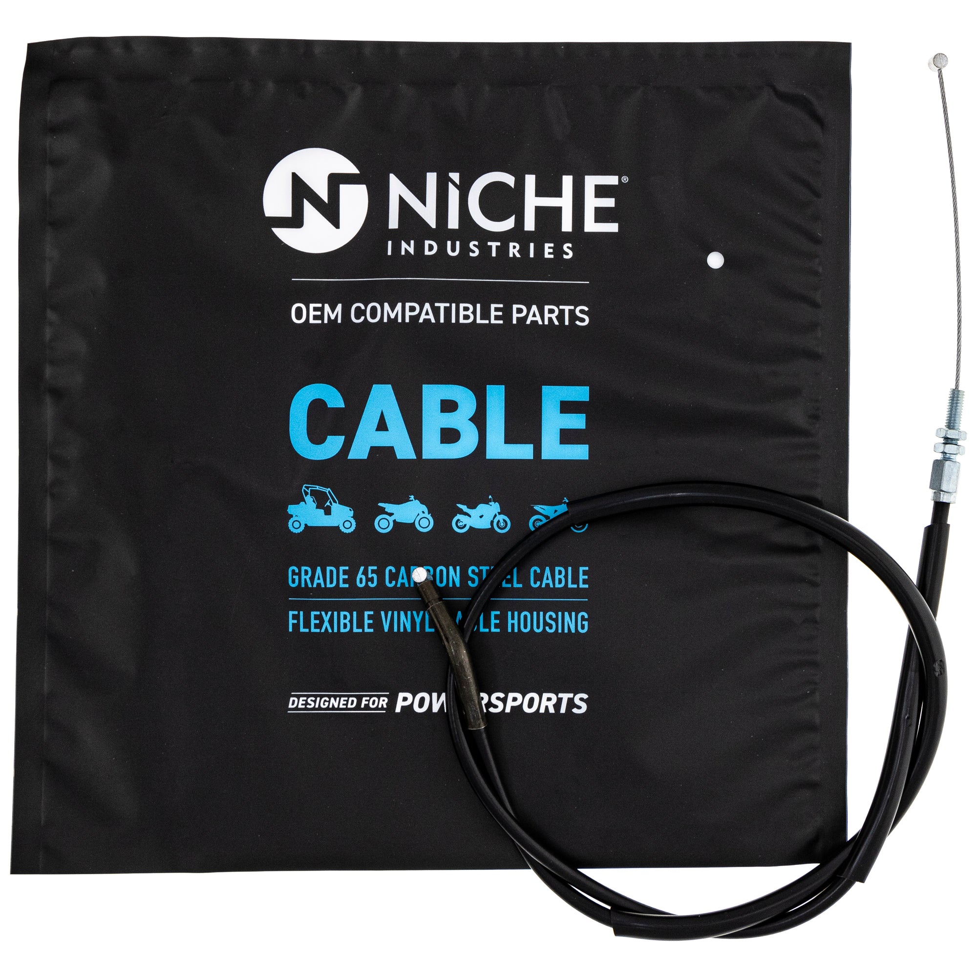 NICHE 519-CCB2572L Throttle Cable for zOTHER Vulcan Ninja Concours