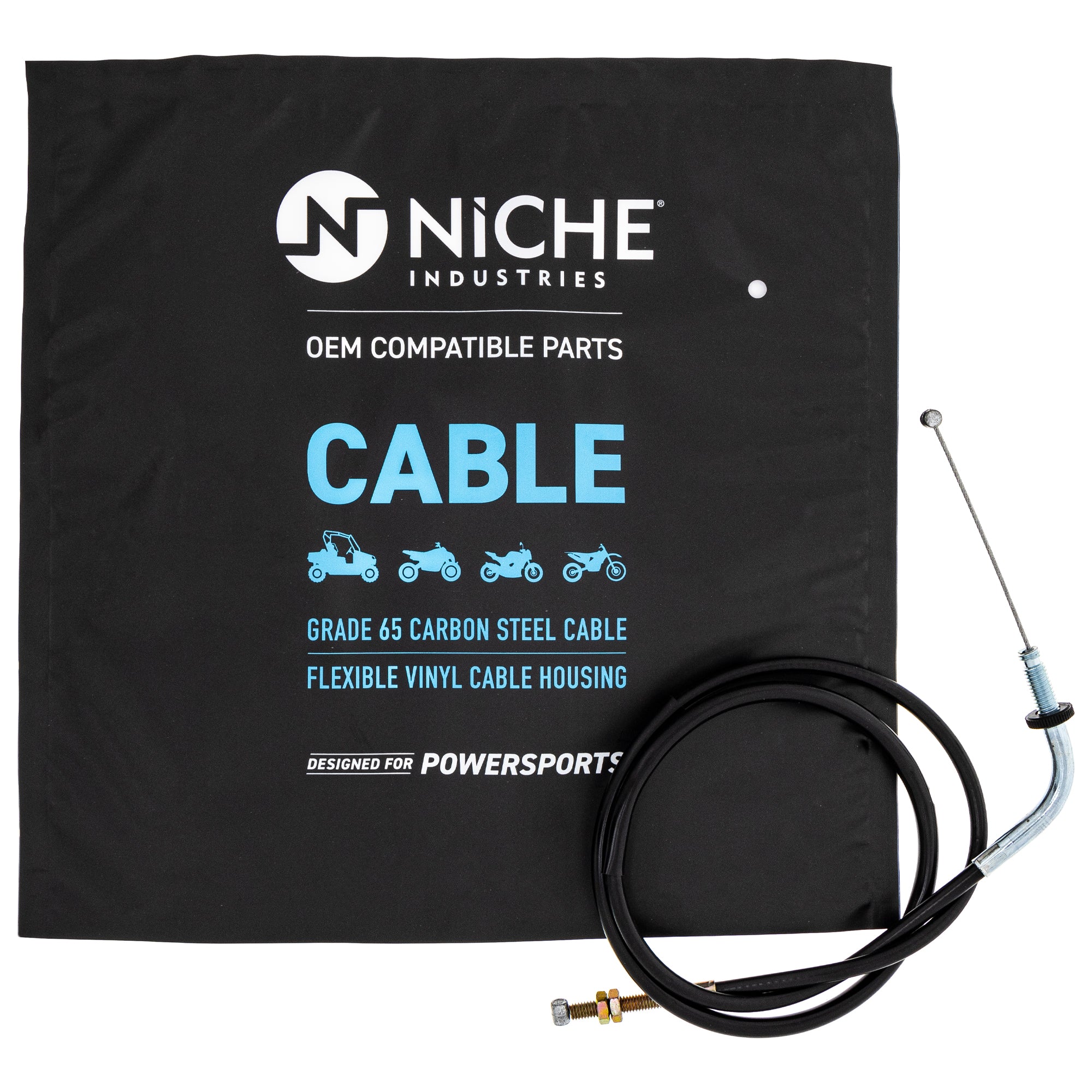 NICHE 519-CCB2655L Throttle Cable for zOTHER Virago