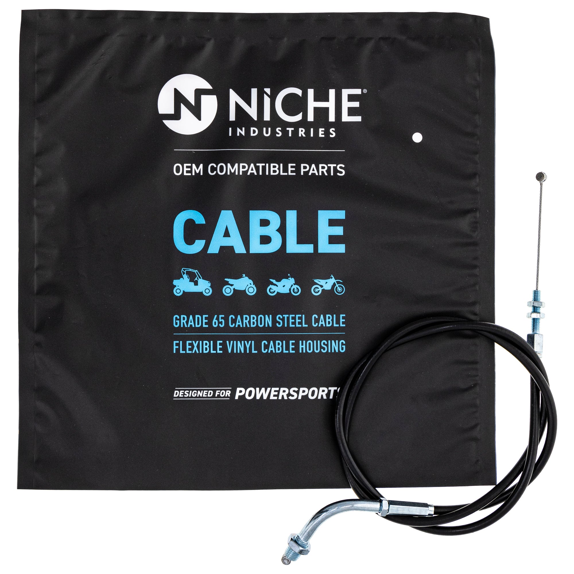 NICHE 519-CCB2737L Throttle Cable for zOTHER KZ900B KZ900A KZ650D 750