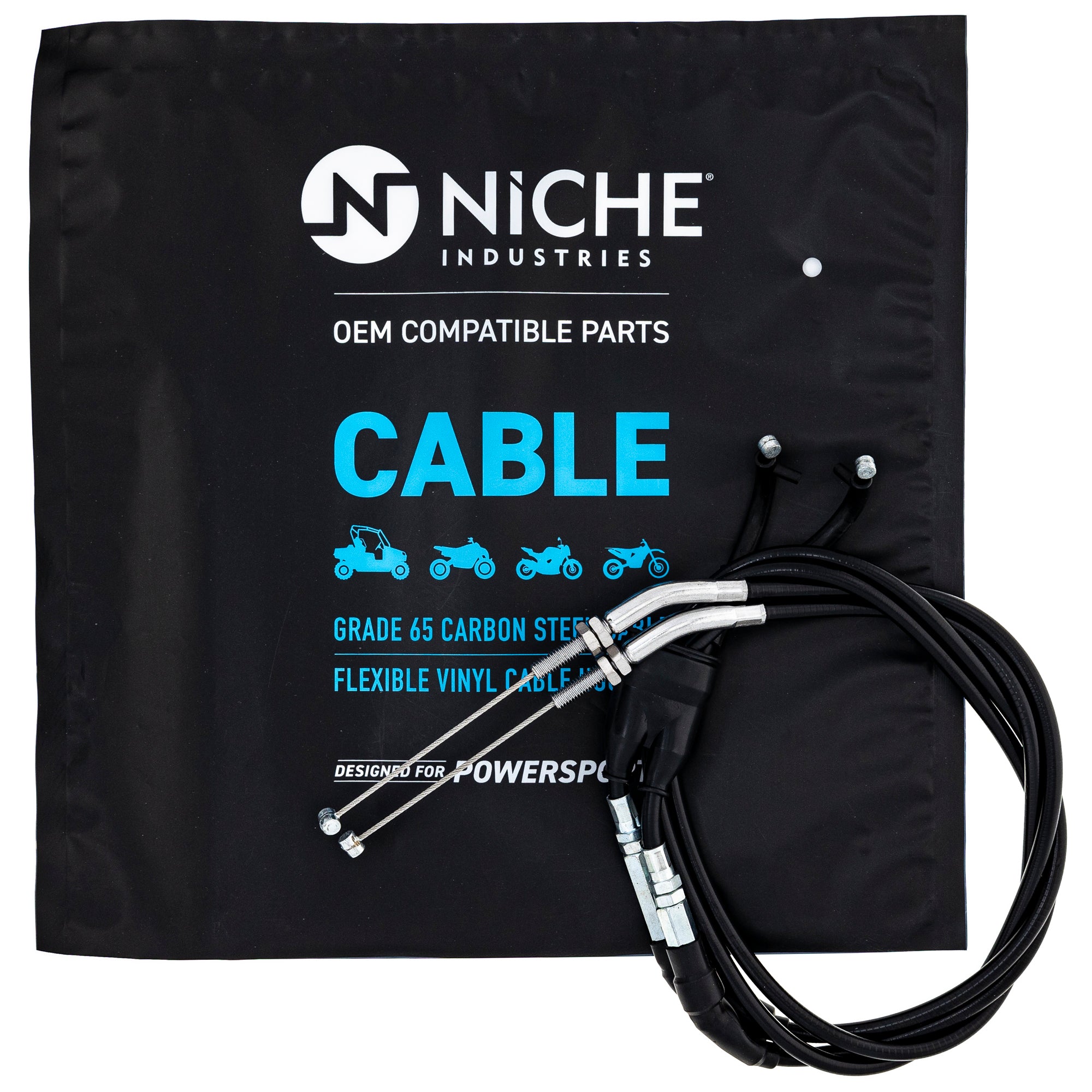 NICHE 519-CCB2789L Push Pull Throttle Cable for zOTHER TXC510 TXC450