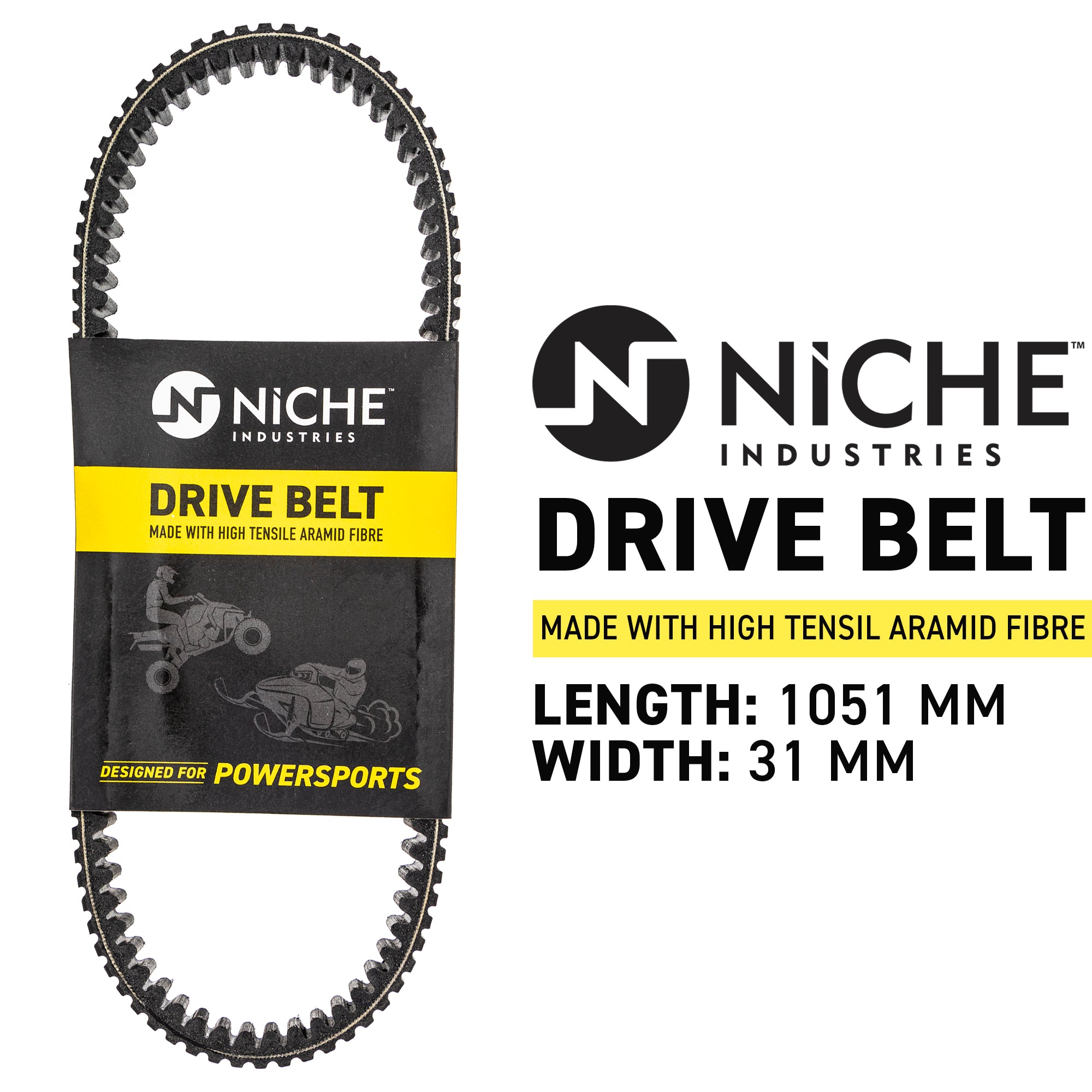 NICHE Drive Belt UXP424 UHQ424 UA424 3211162 3211161