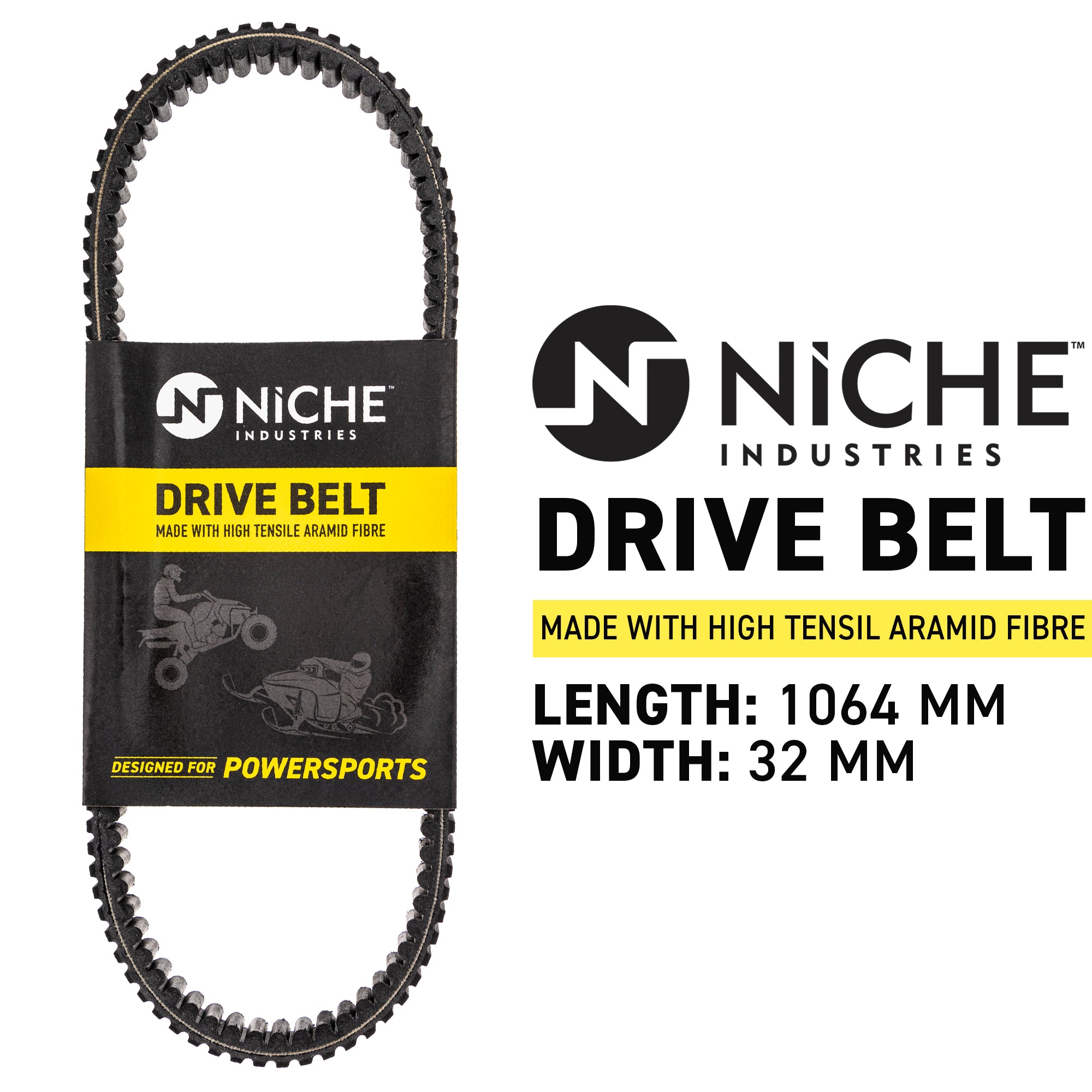 NICHE Drive Belt UXP457 UHQ457 UA457 3211169 25G4076