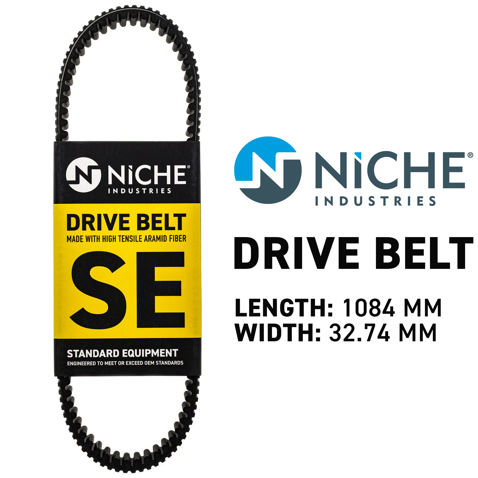 NICHE 519-CDB2332T Drive Belt for Hauler Cat