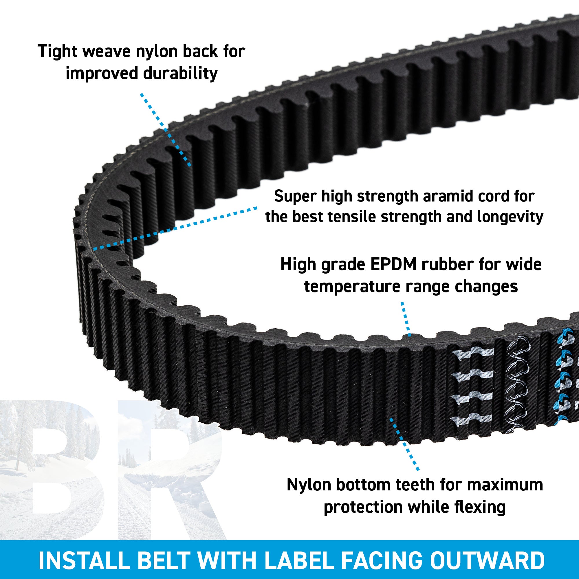 NICHE 519-CDB2333T Drive Belt