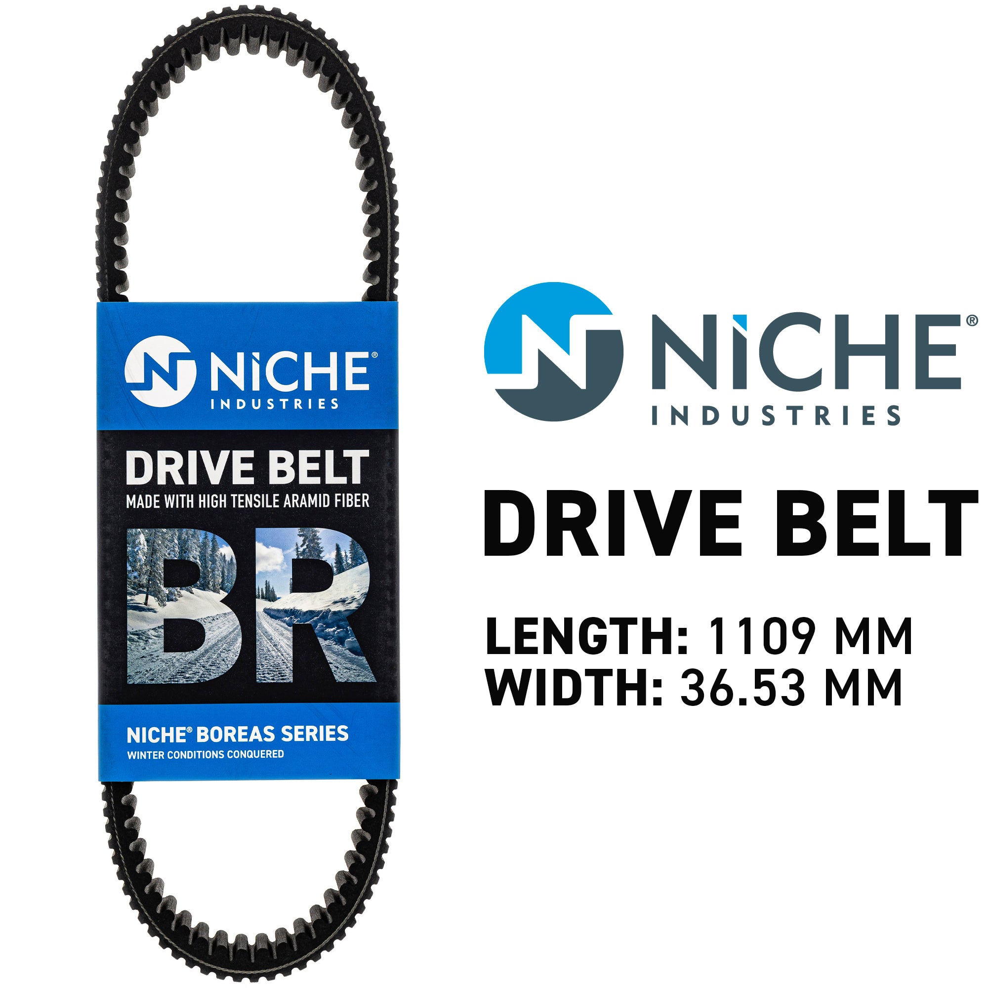 NICHE 519-CDB2340T Drive Belt for IQ Cat 600RR