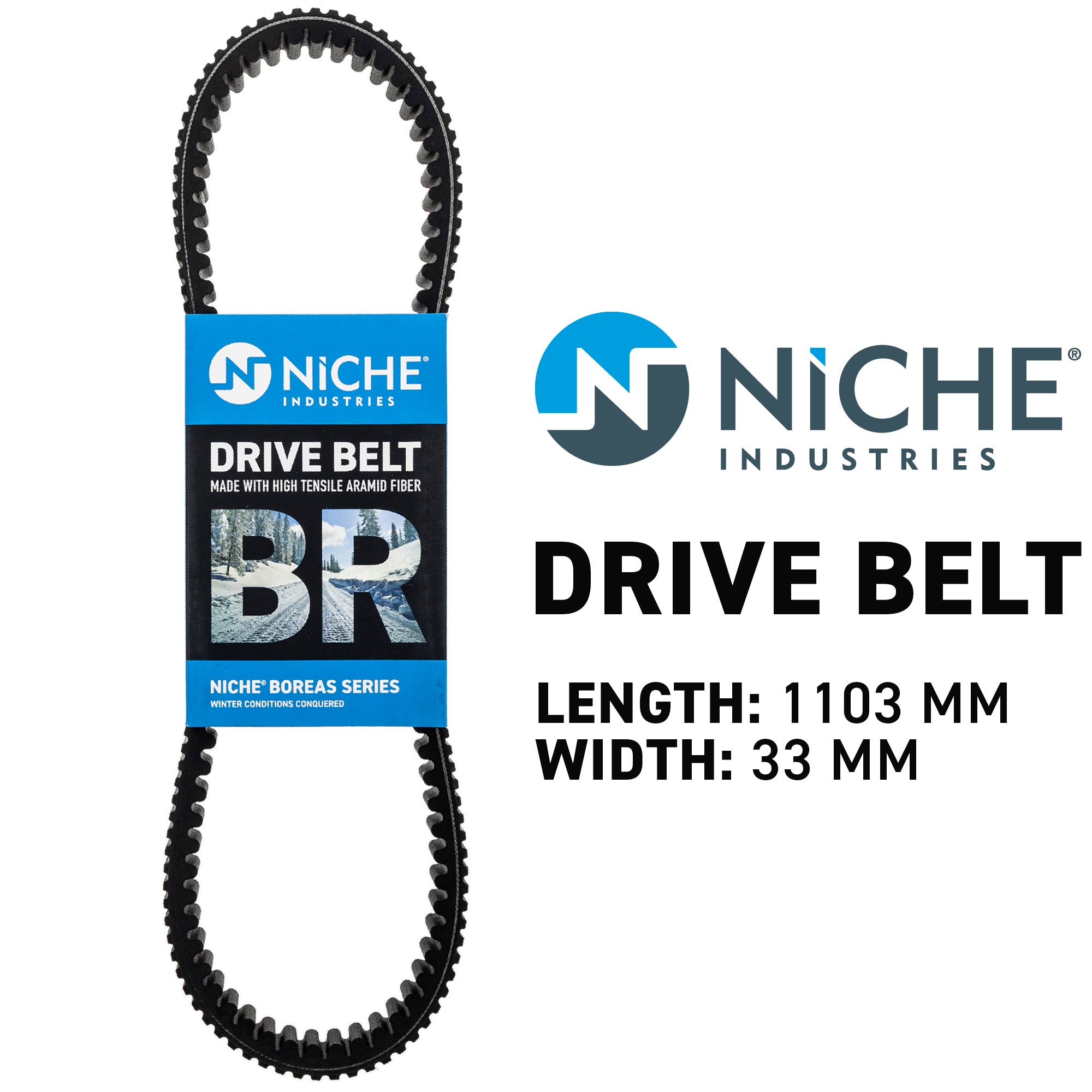 NICHE 519-CDB2400T Drive Belt for Transporter SX