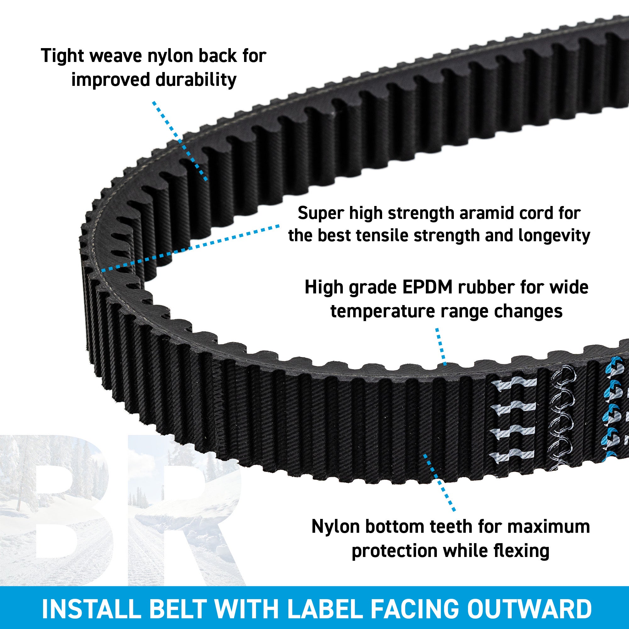 NICHE 519-CDB2424T Drive Belt