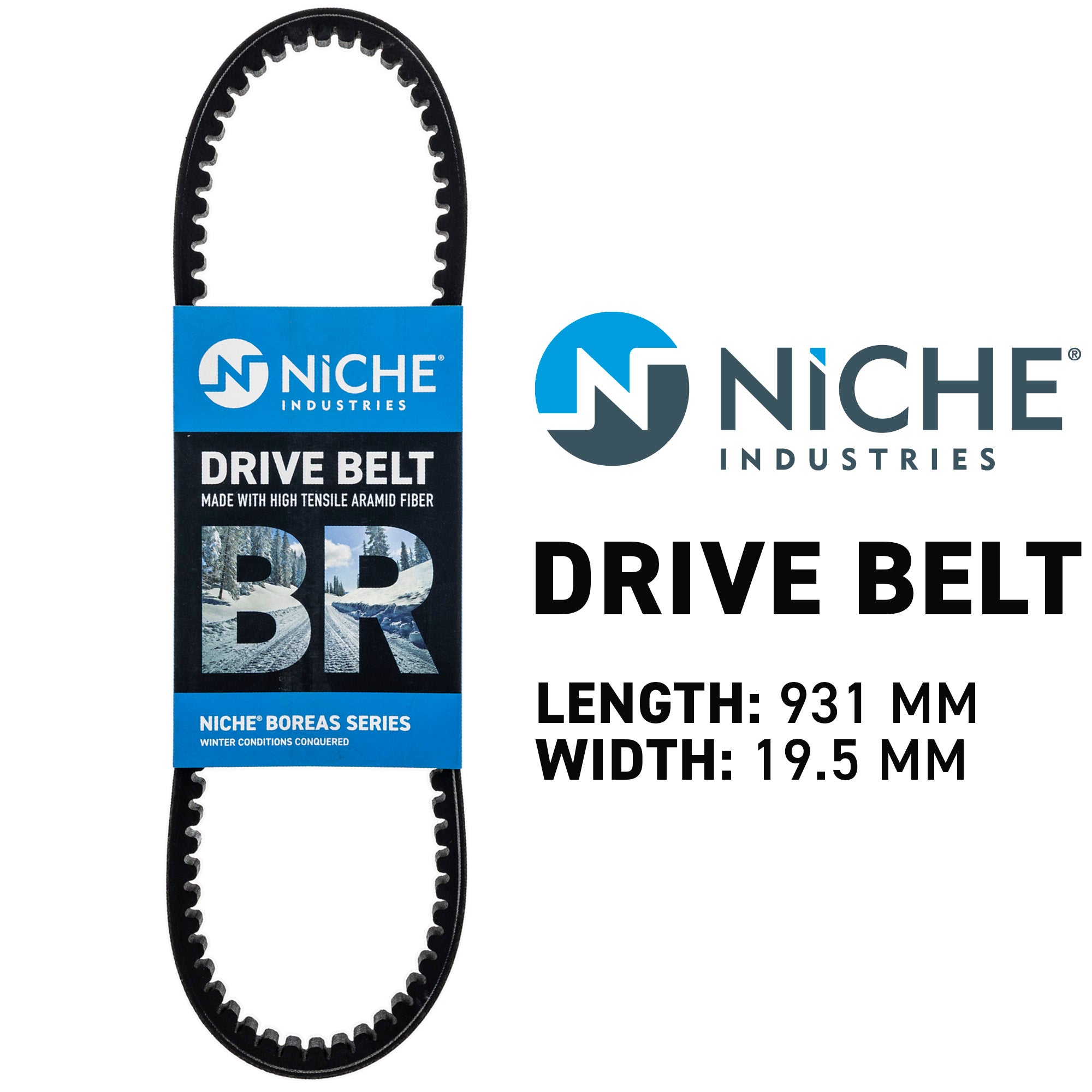 NICHE 519-CDB2425T Drive Belt for SnoSport Riva
