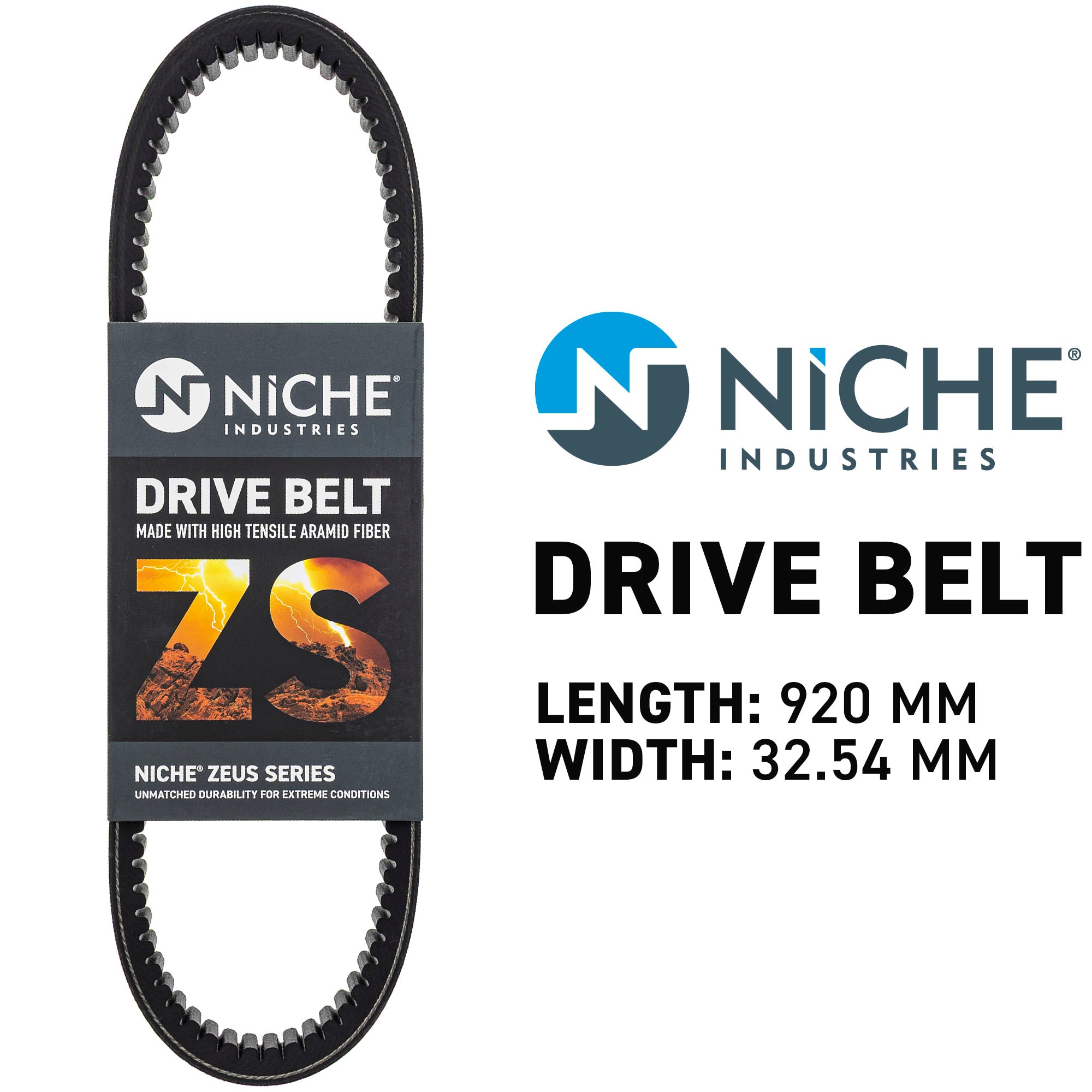 NICHE 519-CDB2435T Drive Belt for Rally