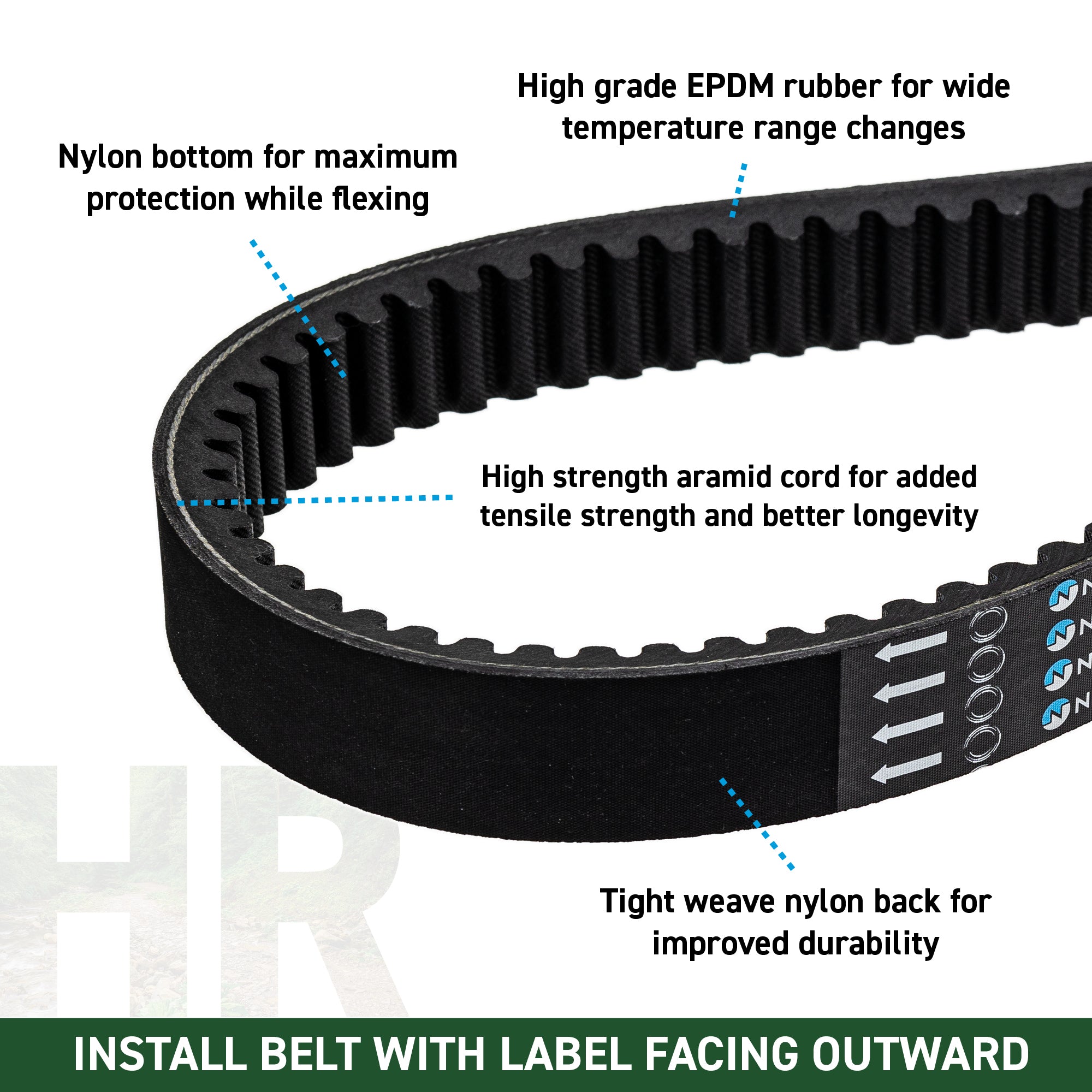 NICHE 519-CDB2437T Drive Belt