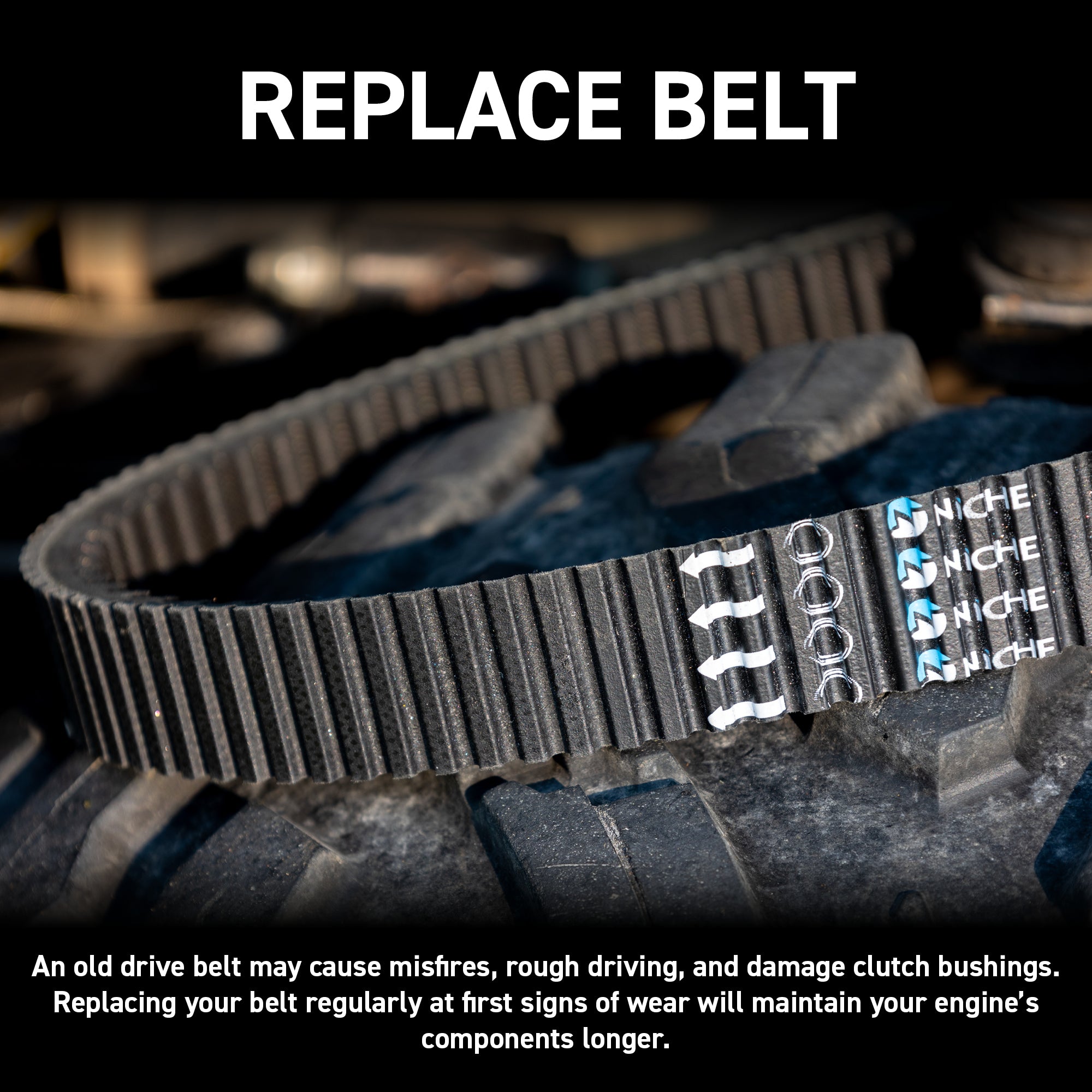 Drive Belt For Arctic Cat 0627-111