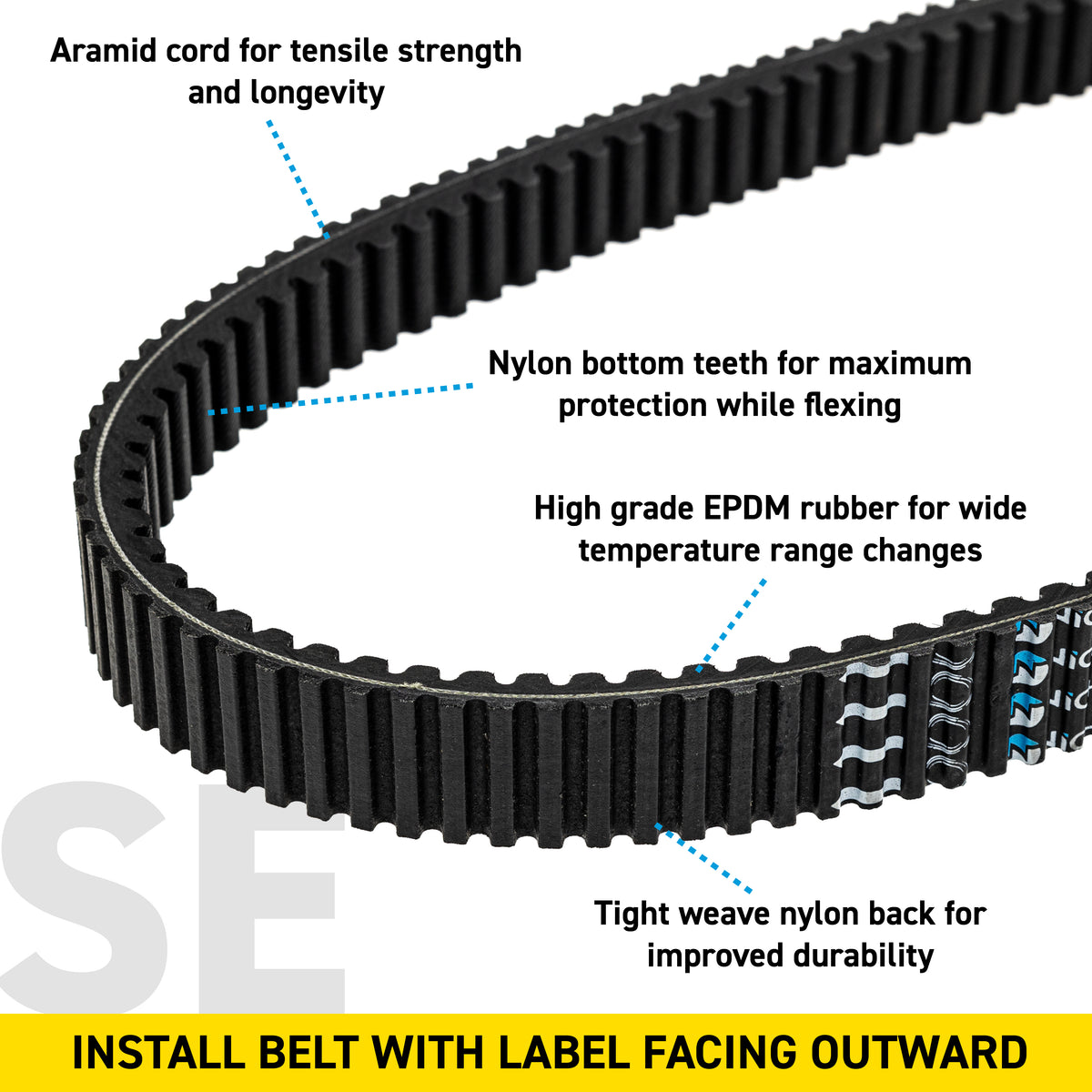 NICHE 519-CDB2292T Drive Belt