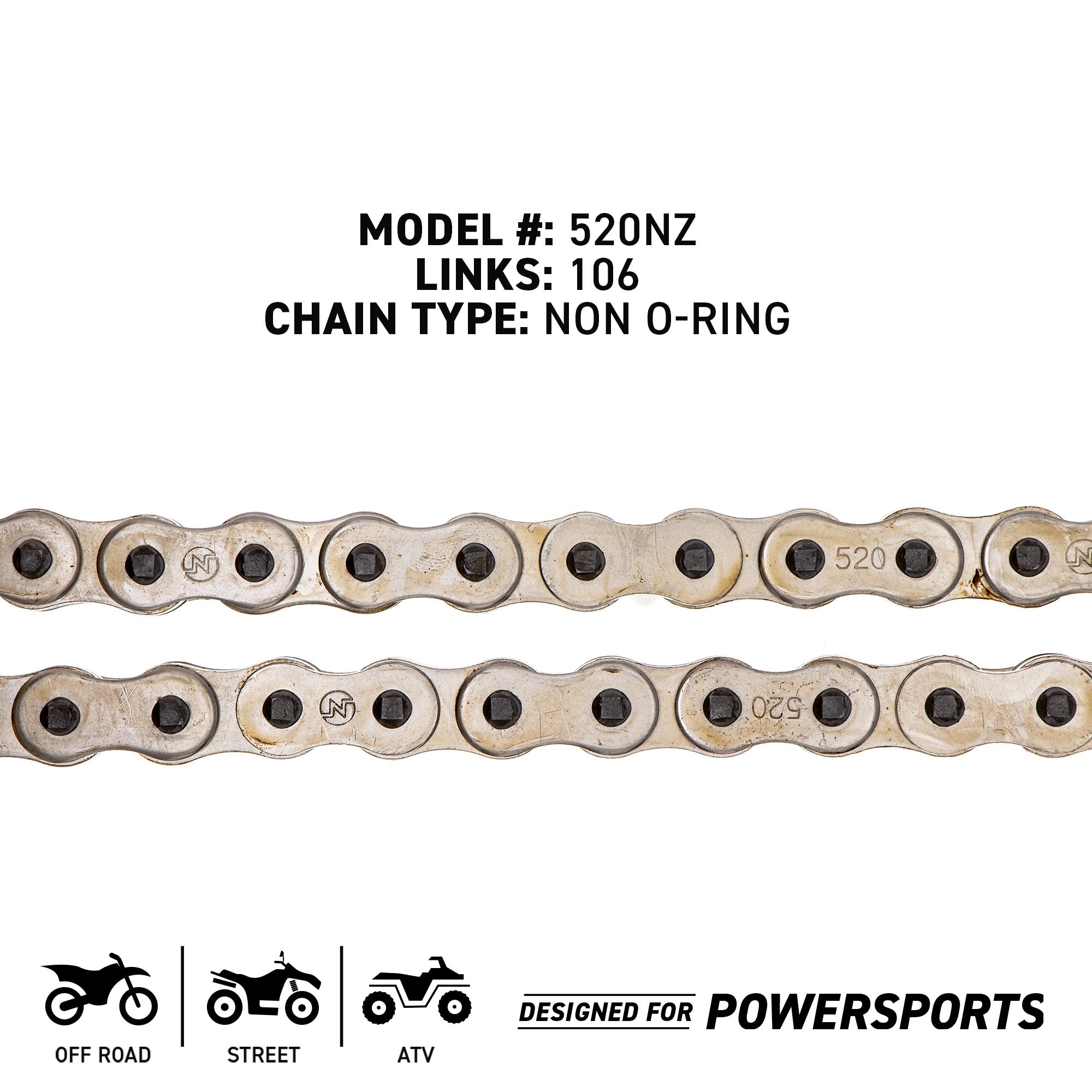 NICHE 519-CDC2220H Chain for zOTHER Triumph KTM Kawasaki Honda Ducati