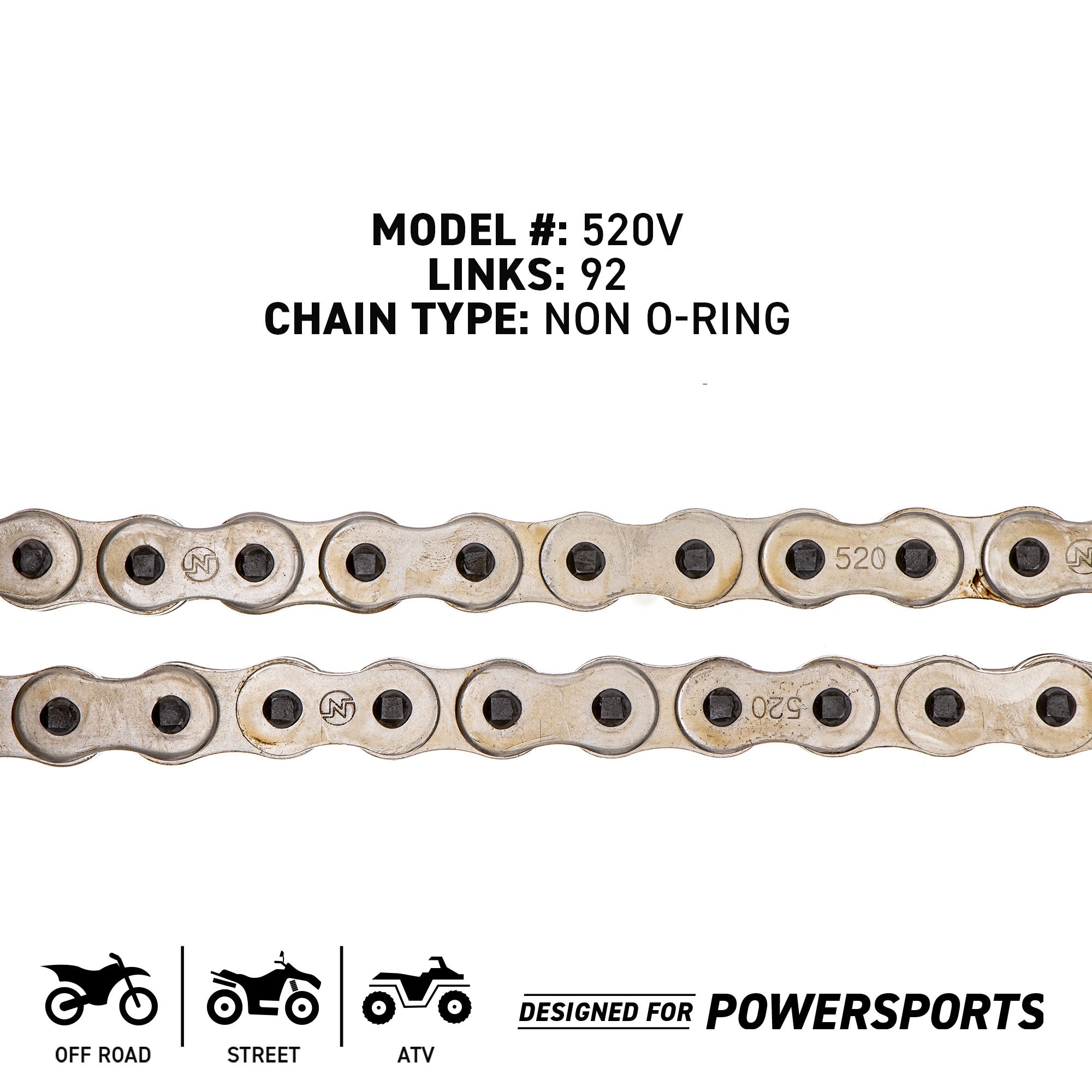 NICHE 519-CDC2238H Chain for zOTHER Yamaha Victory Polaris TY350