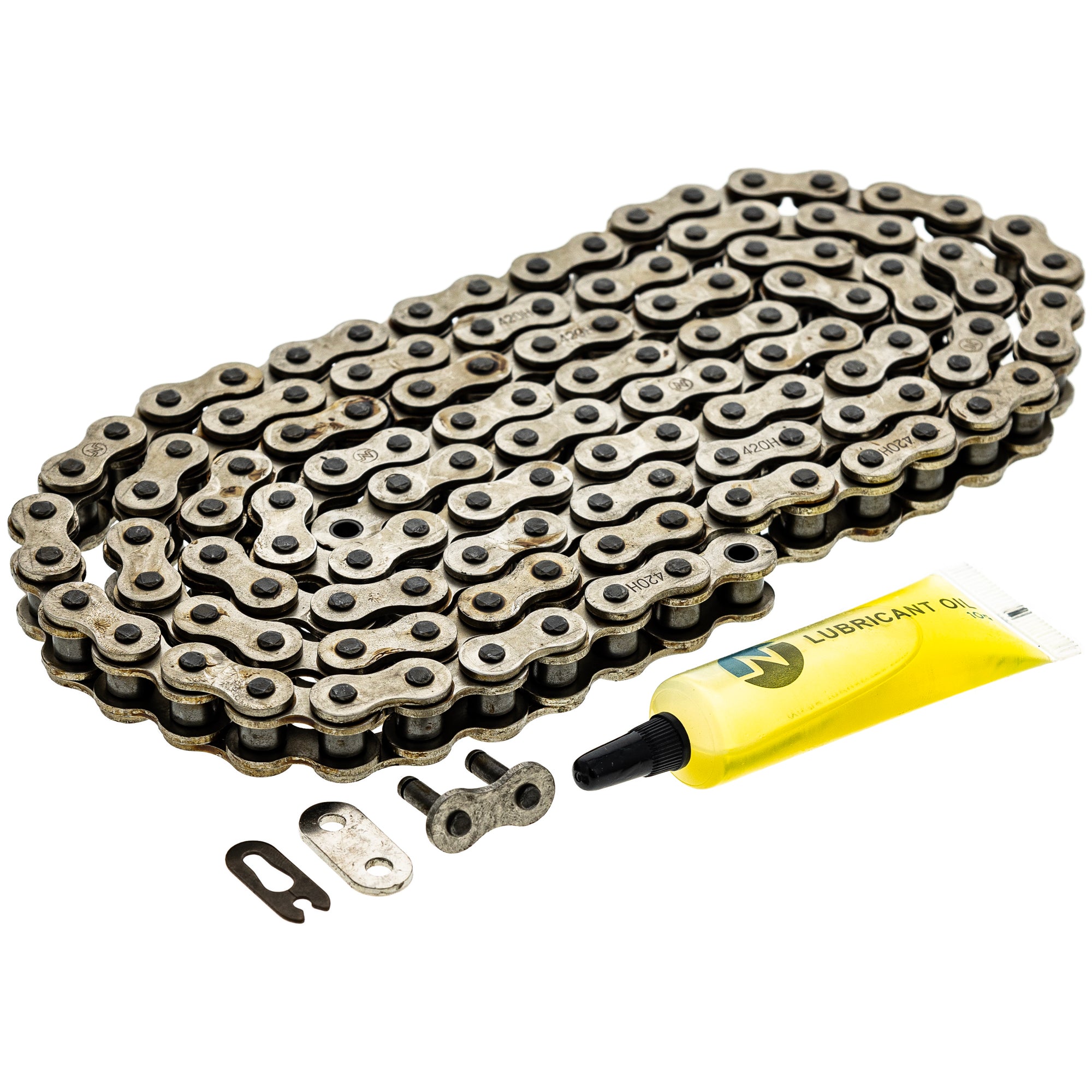 Drive Chain 124 Standard Non O-Ring w/ Master Link for zOTHER Kawasaki Honda Z125 Tuono NICHE 519-CDC2257H